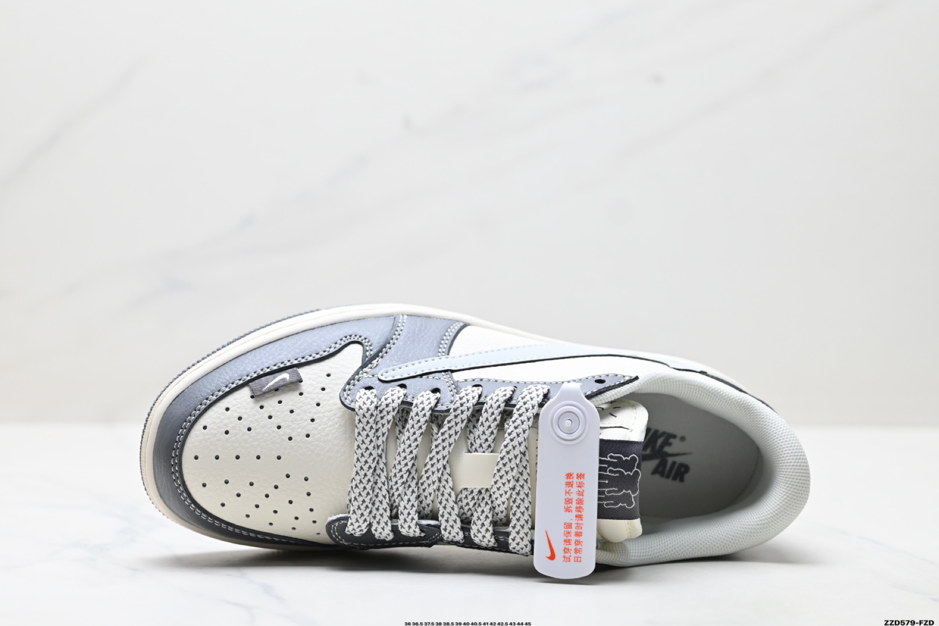 260 Nike Air Jordan 1 x Travis Scott AJ1倒勾 乔一倒钩 ‘DIY’定制 耐克 低帮文化篮球鞋 HS8068-001