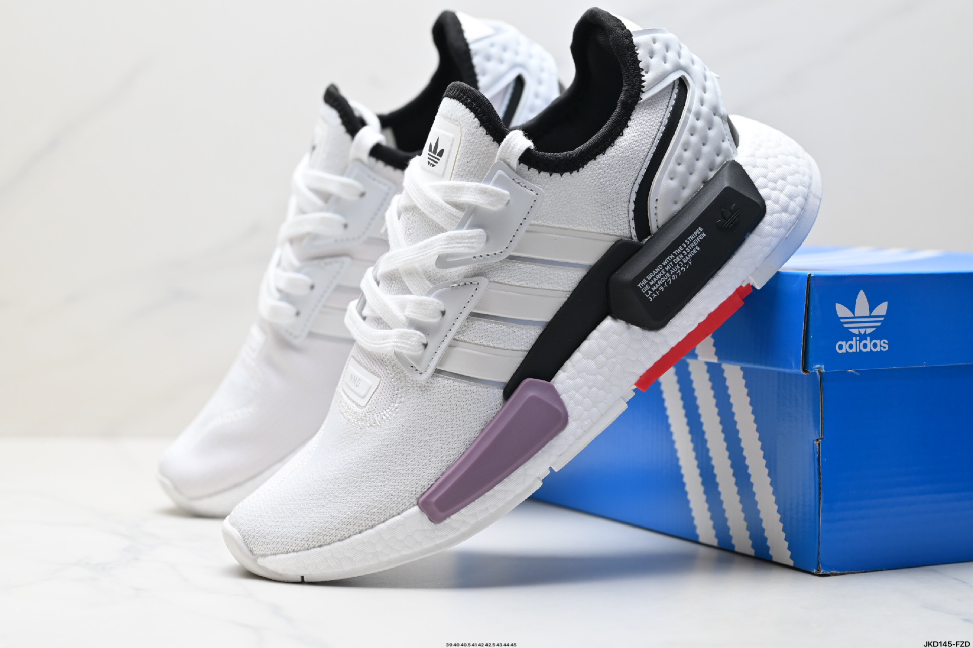 170 真爆Adidas 阿迪达斯 NMD_G1Boost 爆米花超弹中底 针织网面休闲运动跑鞋 IG8584