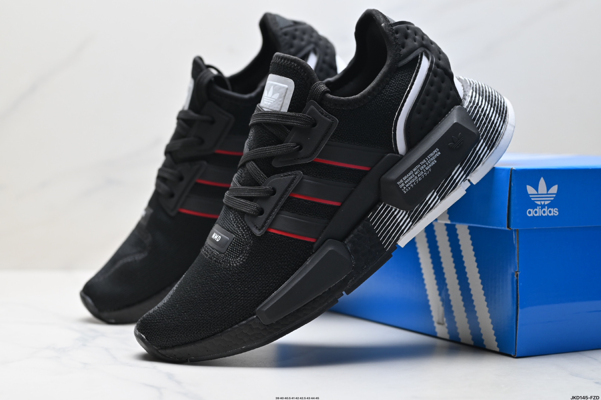 170 真爆Adidas 阿迪达斯 NMD_G1Boost 爆米花超弹中底 针织网面休闲运动跑鞋 IG8584