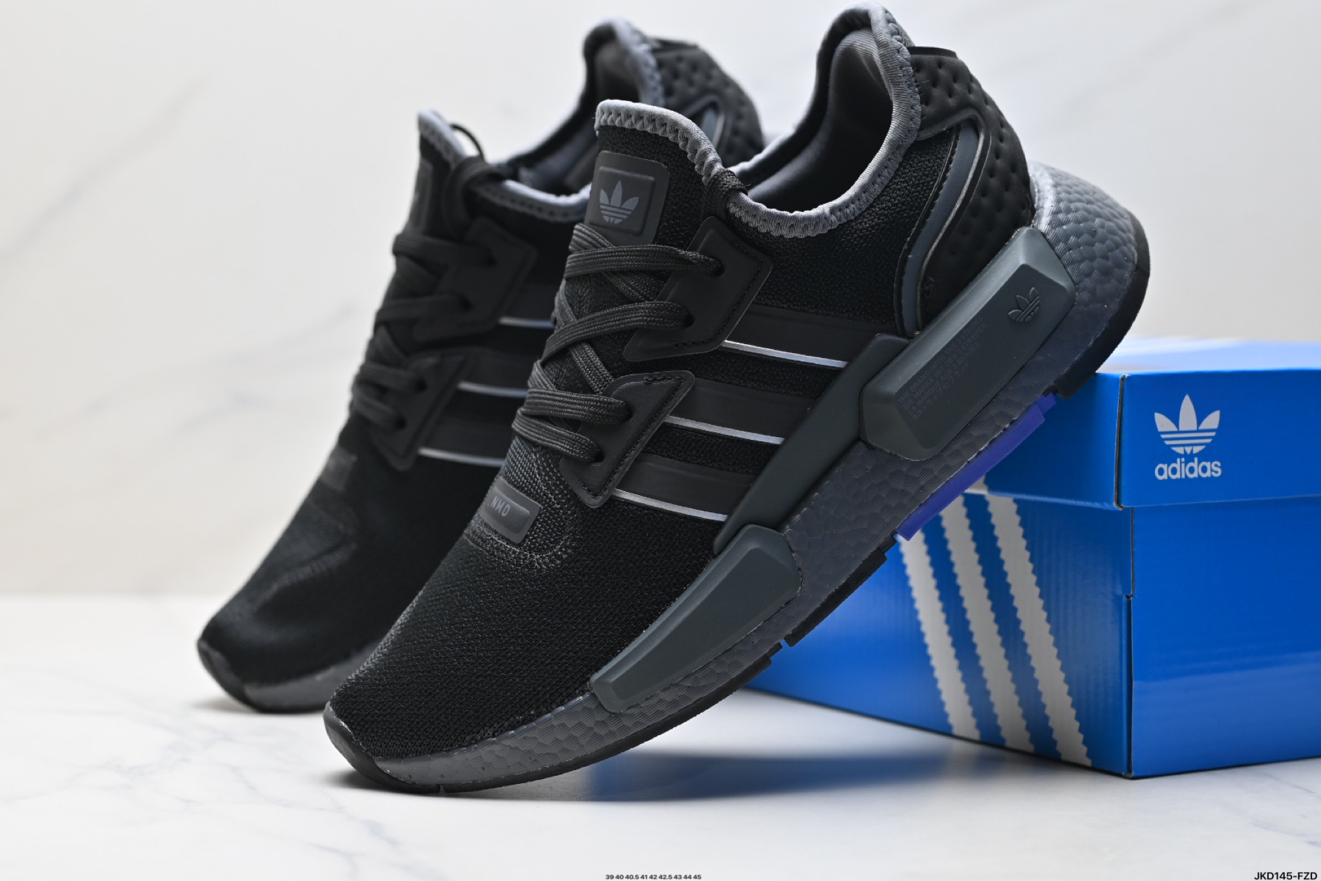 170 真爆Adidas 阿迪达斯 NMD_G1Boost 爆米花超弹中底 针织网面休闲运动跑鞋 IG8584