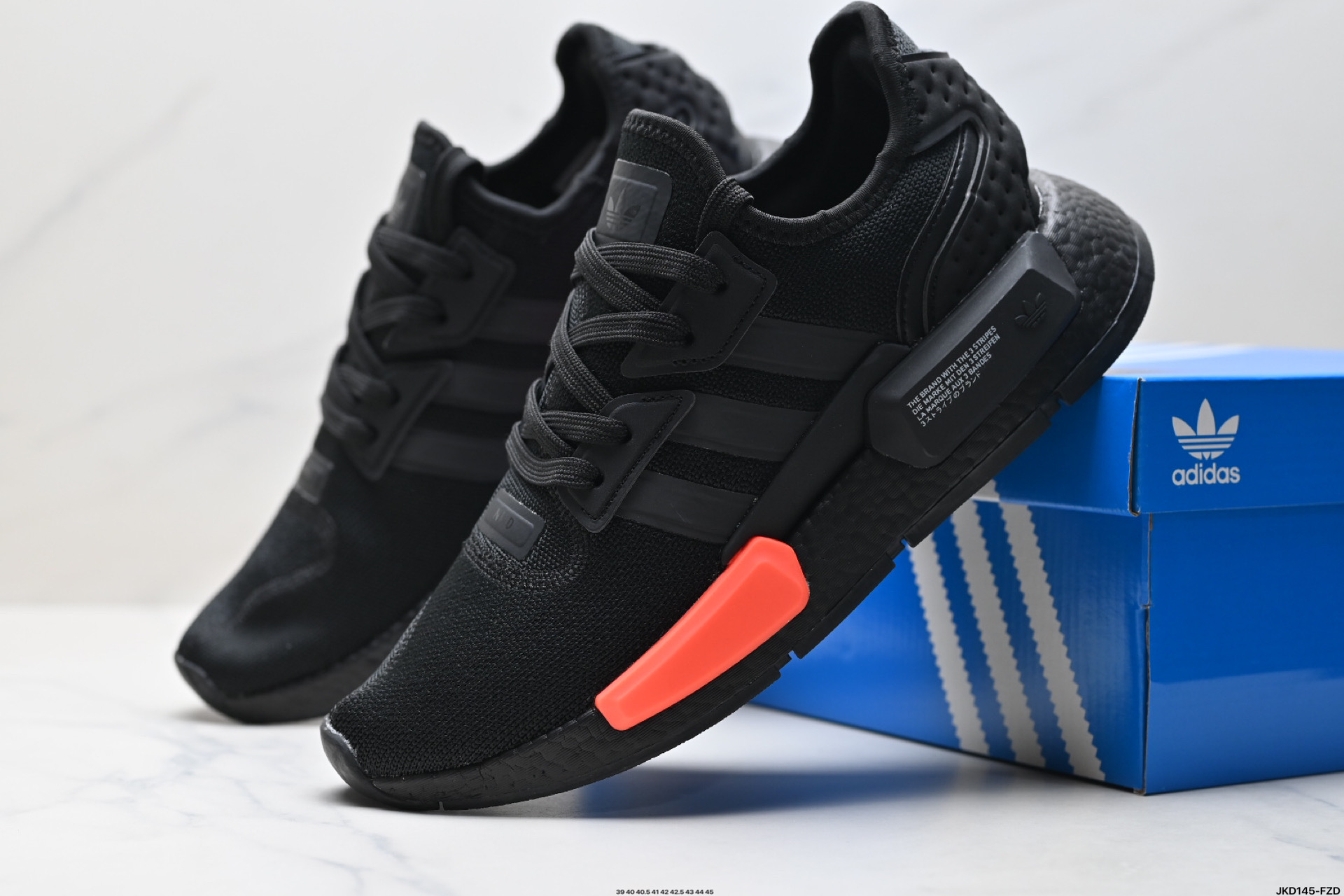 170 真爆Adidas 阿迪达斯 NMD_G1Boost 爆米花超弹中底 针织网面休闲运动跑鞋 IG8584