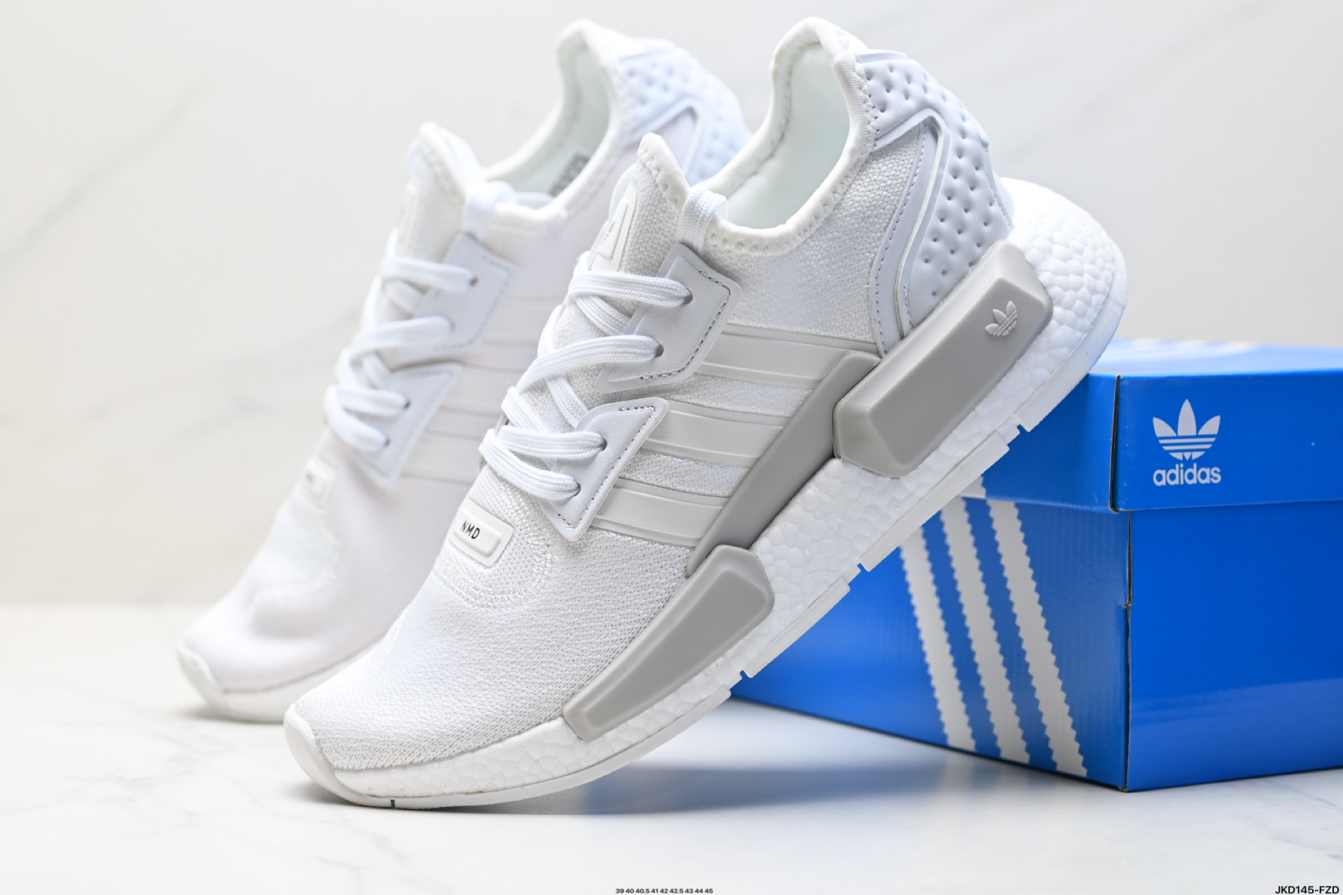 170 真爆Adidas 阿迪达斯 NMD_G1Boost 爆米花超弹中底 针织网面休闲运动跑鞋 IG8584