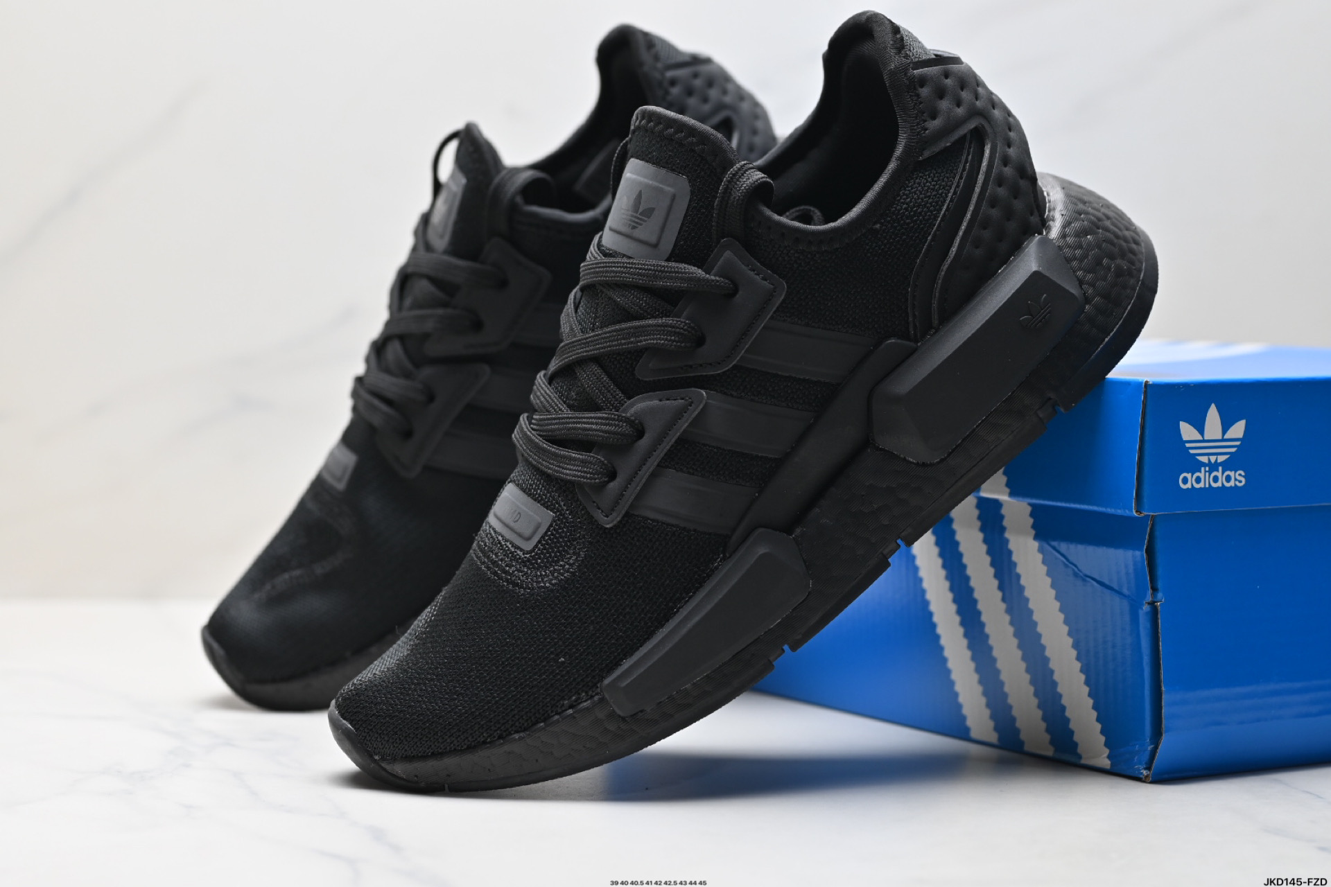 170 真爆Adidas 阿迪达斯 NMD_G1Boost 爆米花超弹中底 针织网面休闲运动跑鞋 IG8584