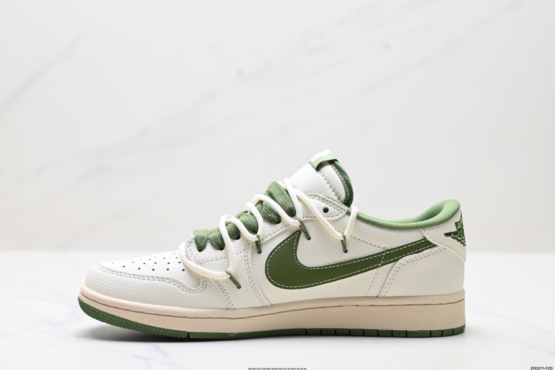 290 Nike Air Jordan 1 x Travis Scott AJ1倒勾 乔一倒钩 ‘DIY’定制 耐克 低帮文化篮球鞋 DM6868-097