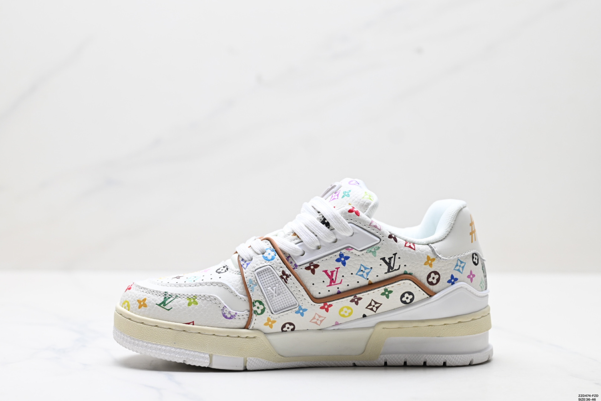 260 LV路易威登Louis vuitton Trainer Sneaker Low 休闲运动文化百搭板鞋