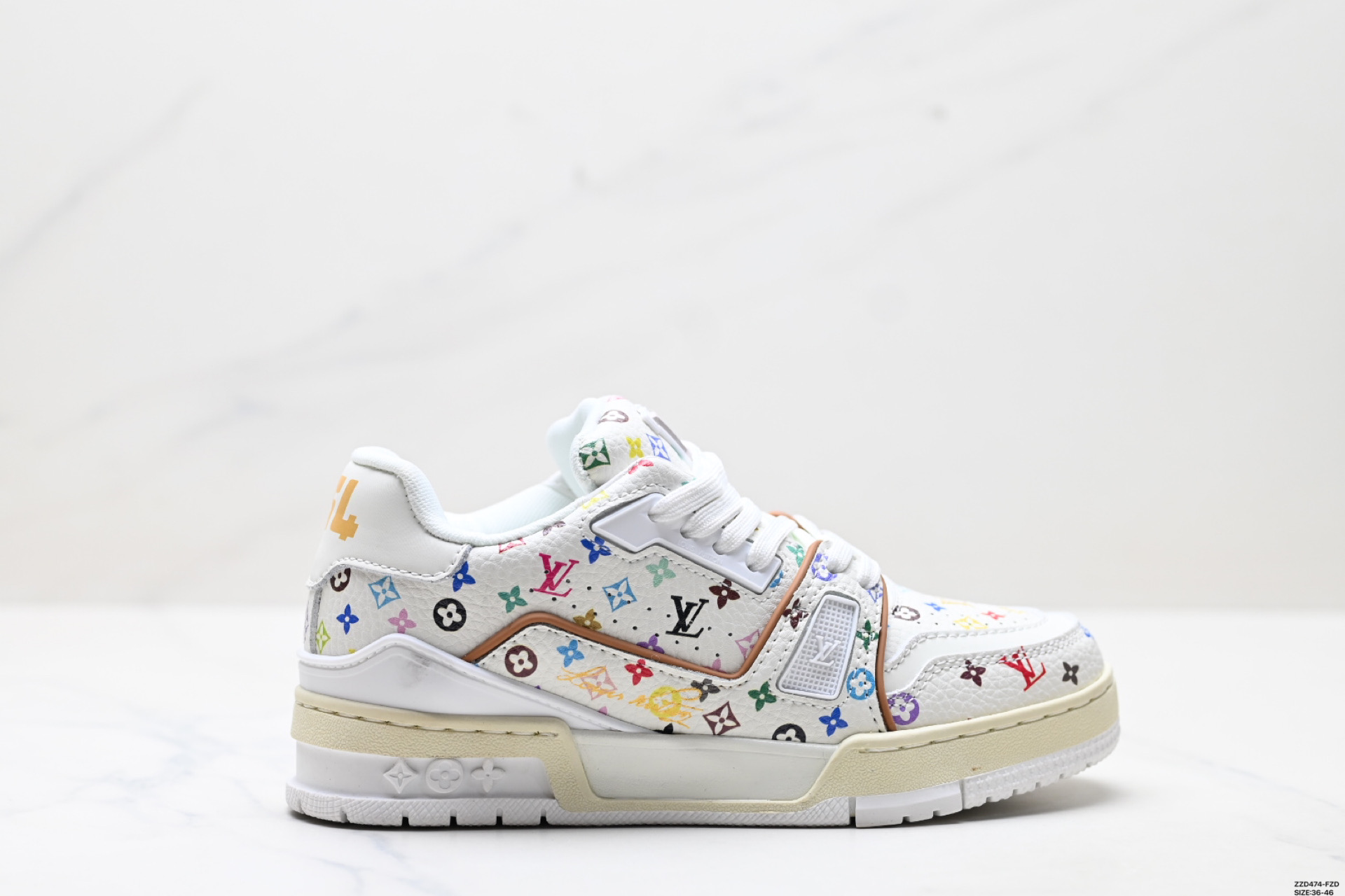 260 LV路易威登Louis vuitton Trainer Sneaker Low 休闲运动文化百搭板鞋
