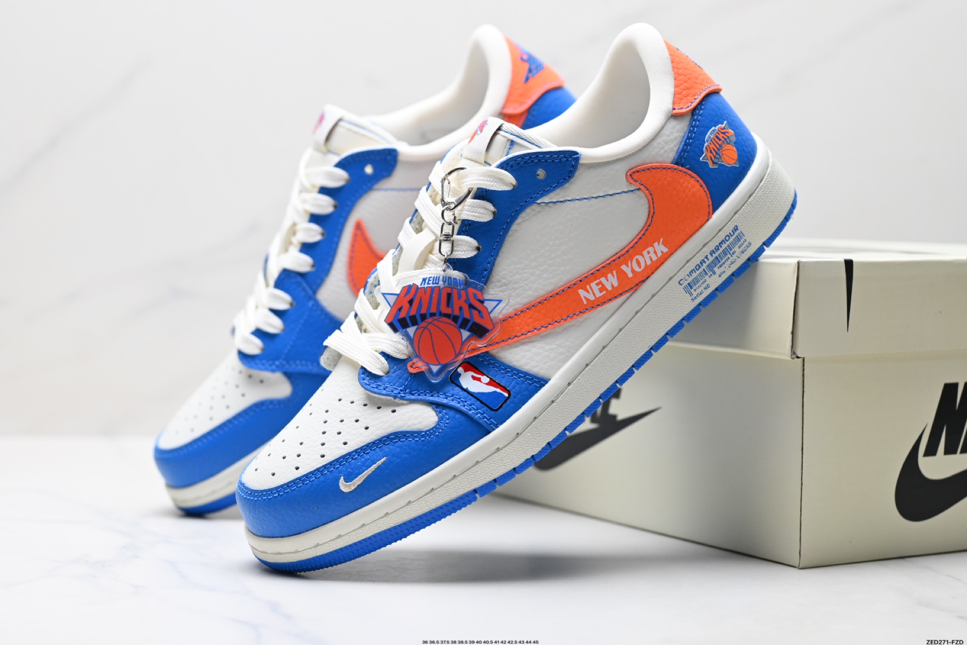 270 Nike Air Jordan 1 x Travis Scott AJ1倒勾 乔一倒钩 ‘DIY’定制 耐克 低帮文化篮球鞋 SC9207-028
