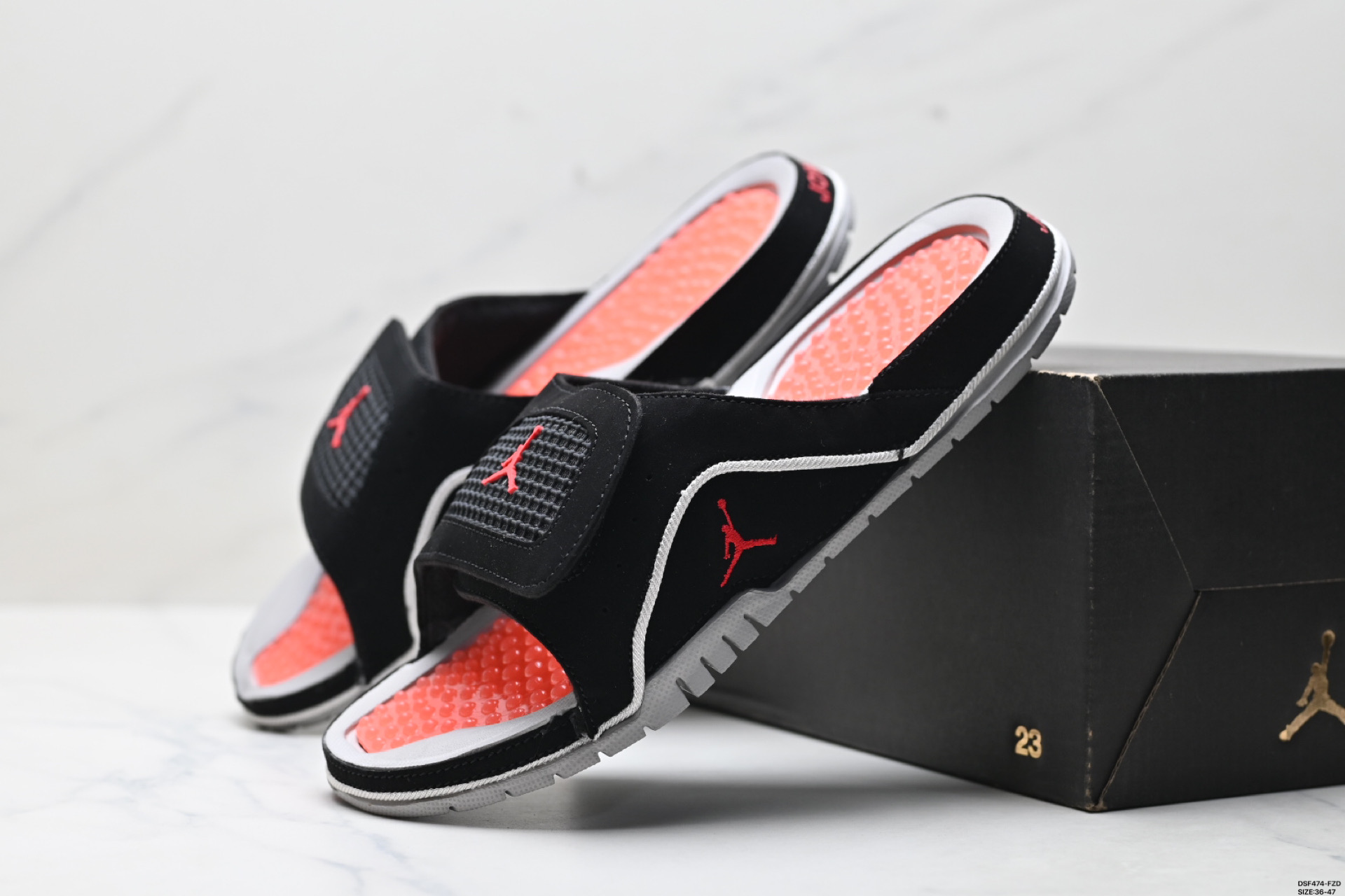 105 NIKE AIR JORDAN HYDRO XII RETRO 耐克 魔术贴运动拖鞋 532225-141