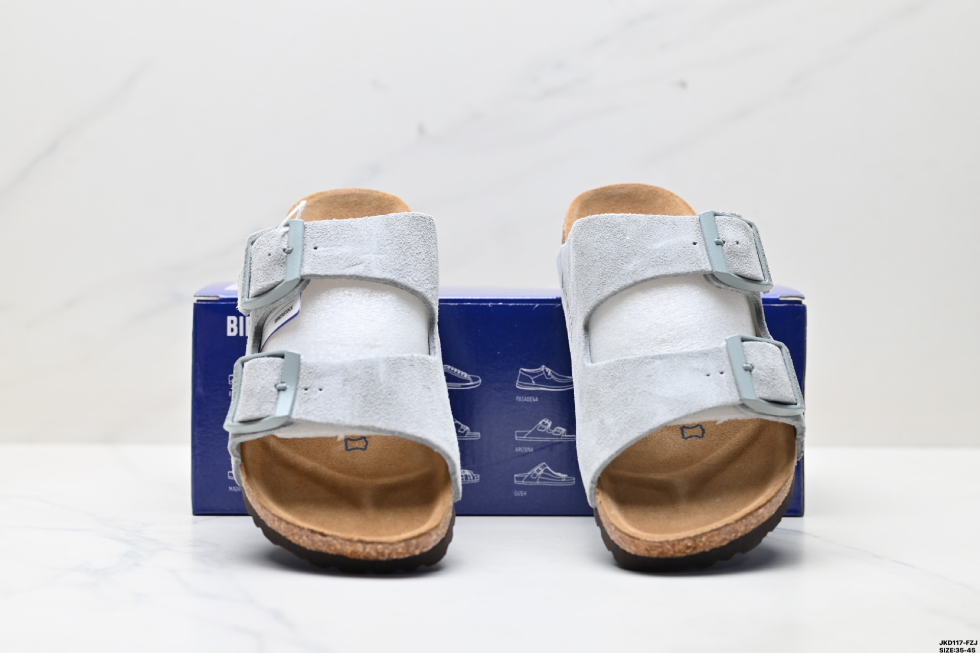 170 Birkenstock勃肯半拖凉鞋系列 克罗心双扣金属扣设计 双杠绑带夏季凉鞋 1009527