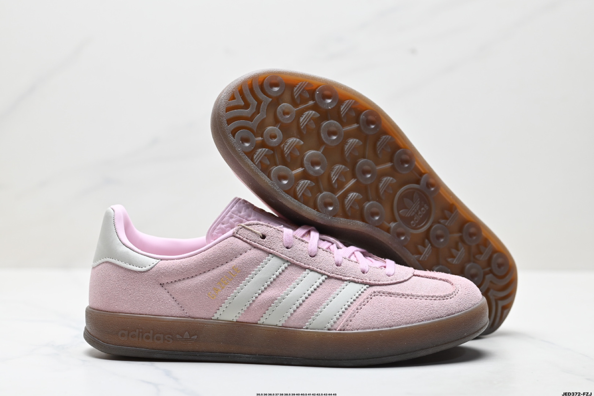 160 Adidas Originals Gazelle Indoor 三叶草休闲防滑耐磨低帮板鞋 JI2716