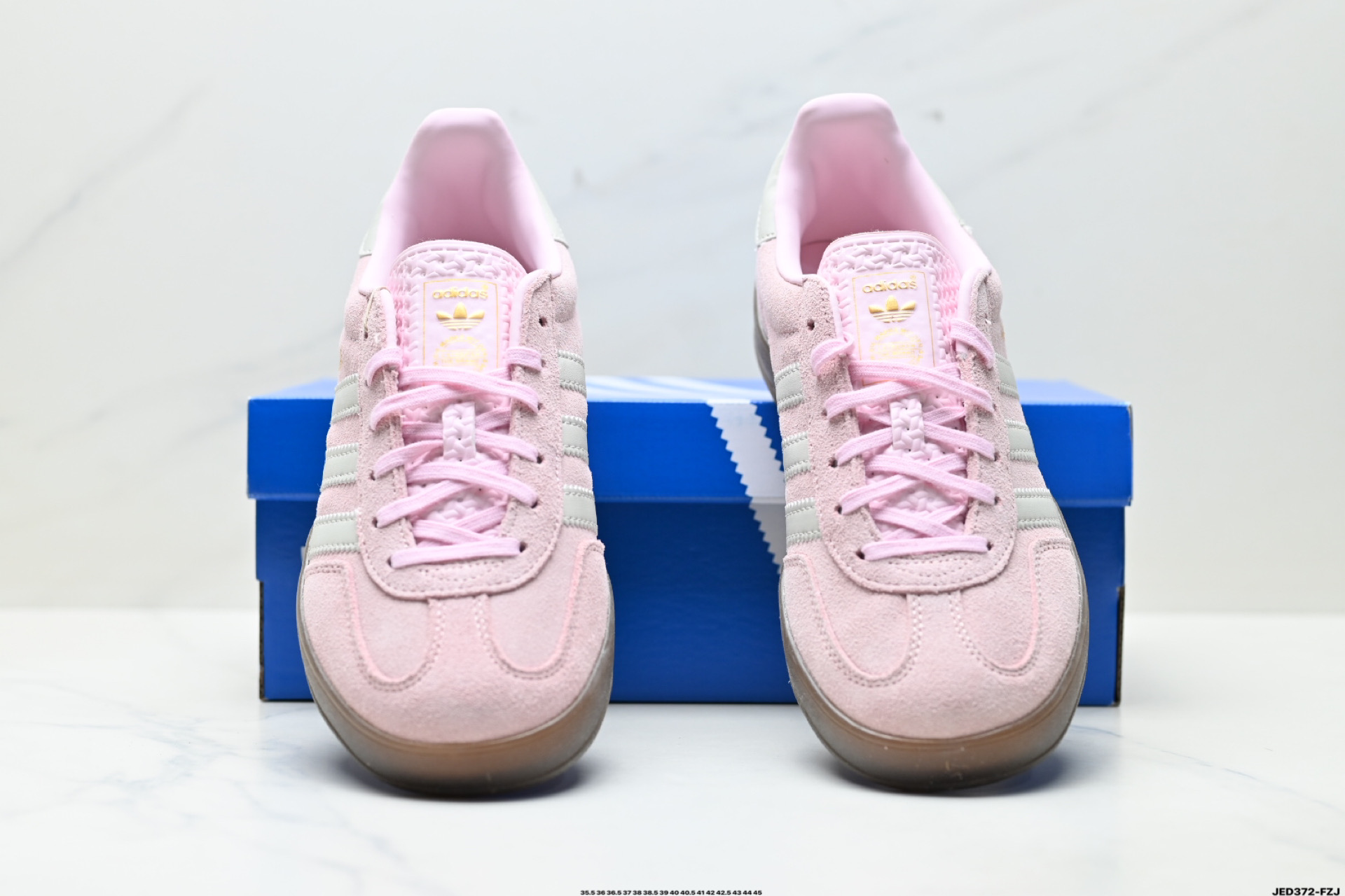 160 Adidas Originals Gazelle Indoor 三叶草休闲防滑耐磨低帮板鞋 JI2716