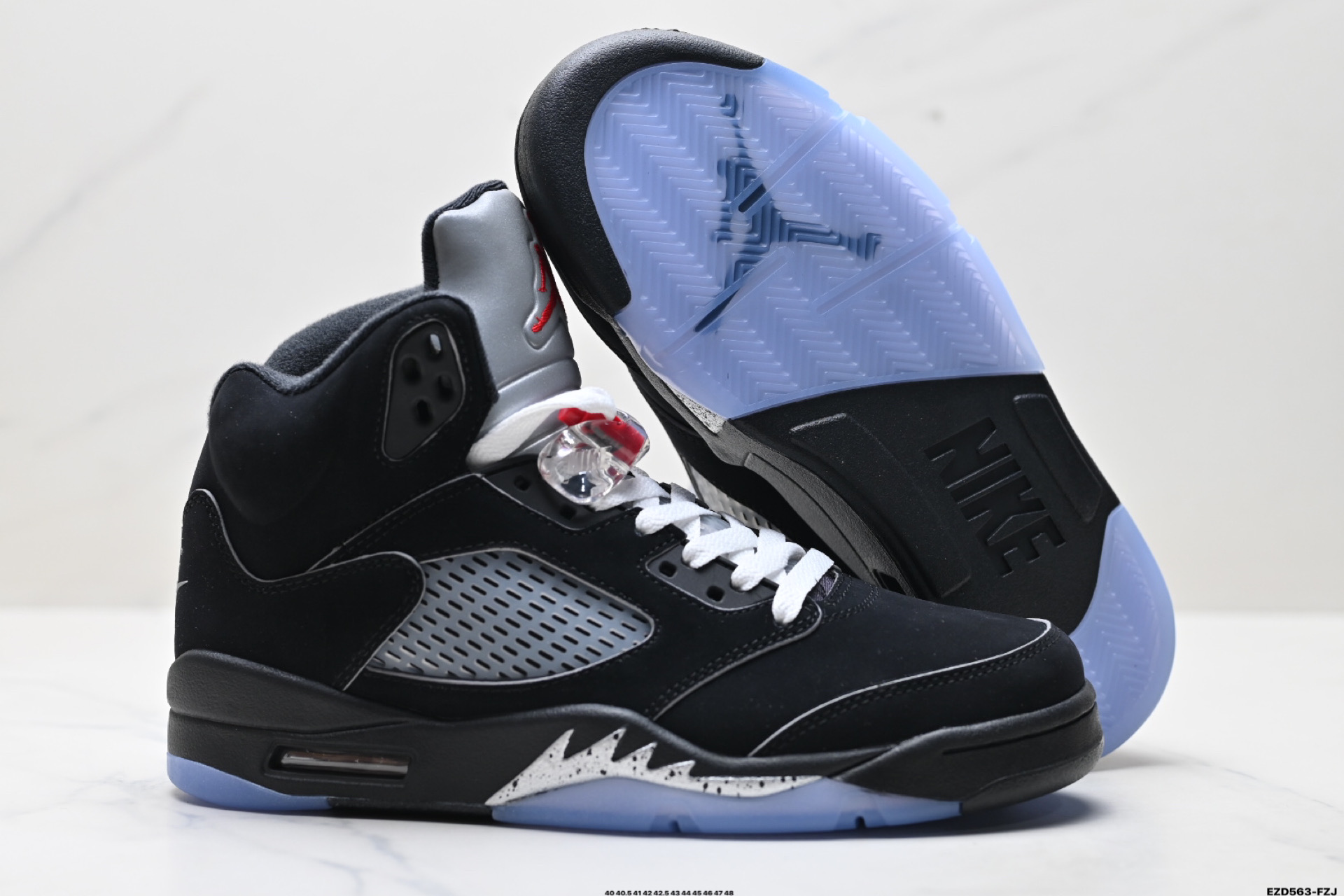 380 纯原Nike Air Jordan 5 Retro High迈克尔 乔丹 AJ5 高帮 减震防滑篮球鞋 HF3975-001