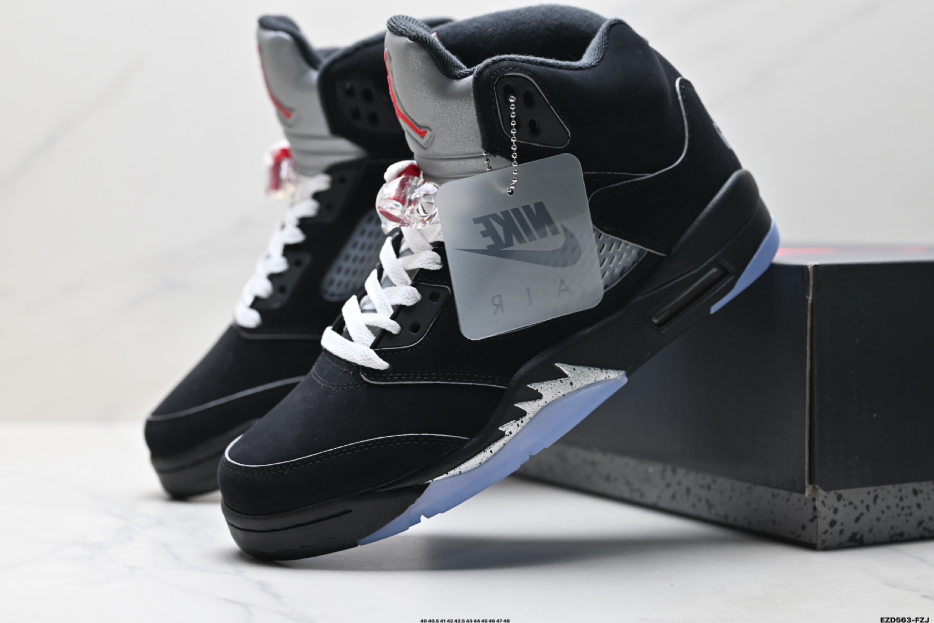 380 纯原Nike Air Jordan 5 Retro High迈克尔 乔丹 AJ5 高帮 减震防滑篮球鞋 HF3975-001