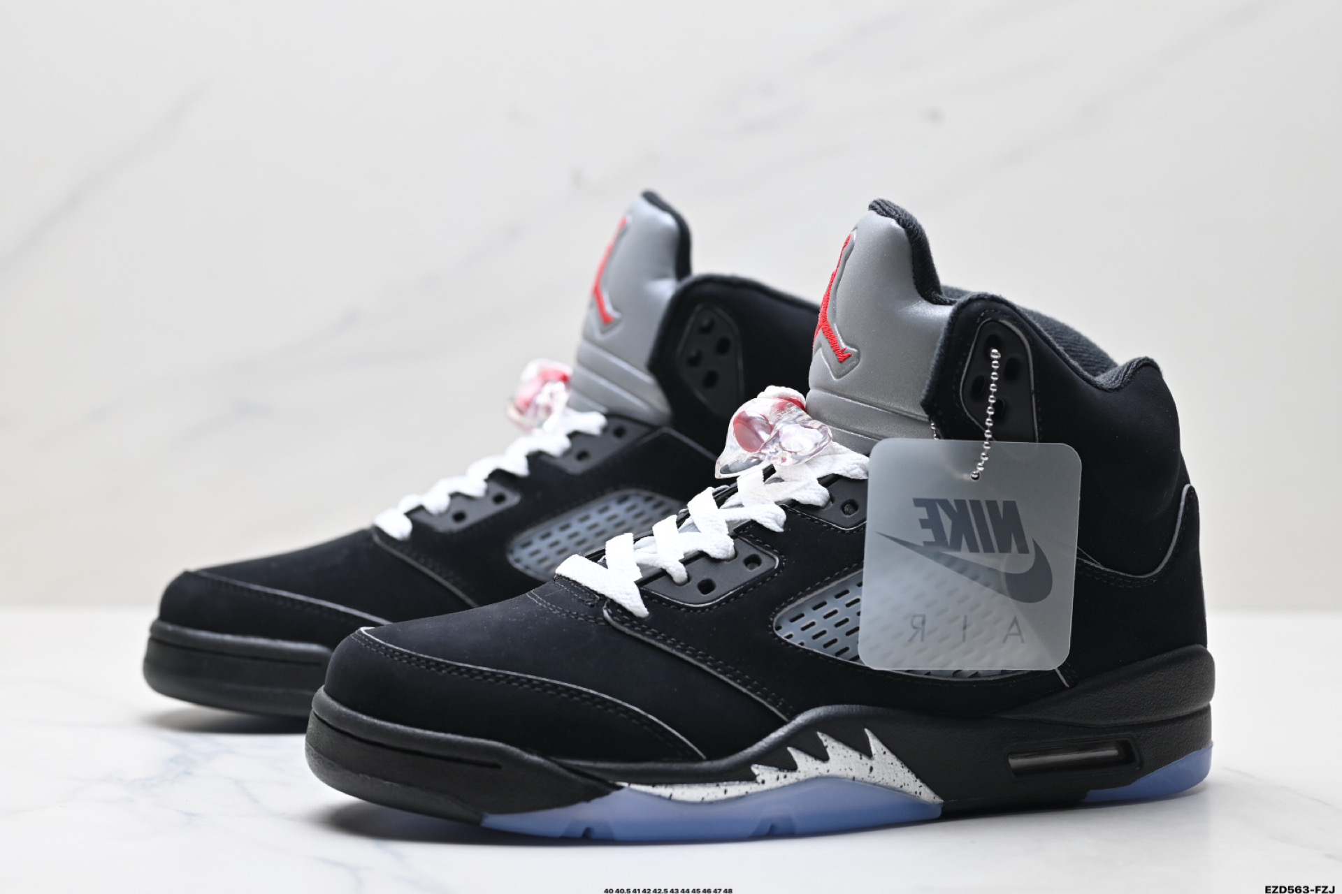 380 纯原Nike Air Jordan 5 Retro High迈克尔 乔丹 AJ5 高帮 减震防滑篮球鞋 HF3975-001