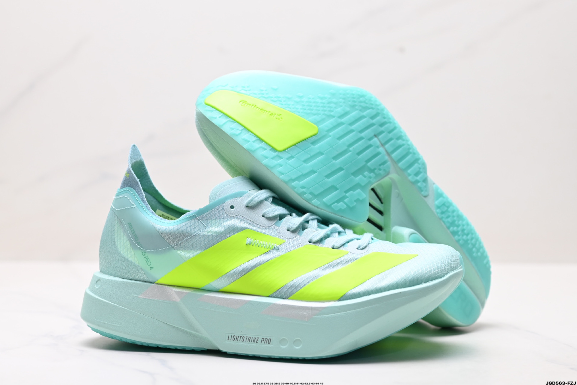 190 Adidas Adizero Adios Pro 4M 马拉松飞线贾卡轻质透气休闲运动跑步鞋 JR1252