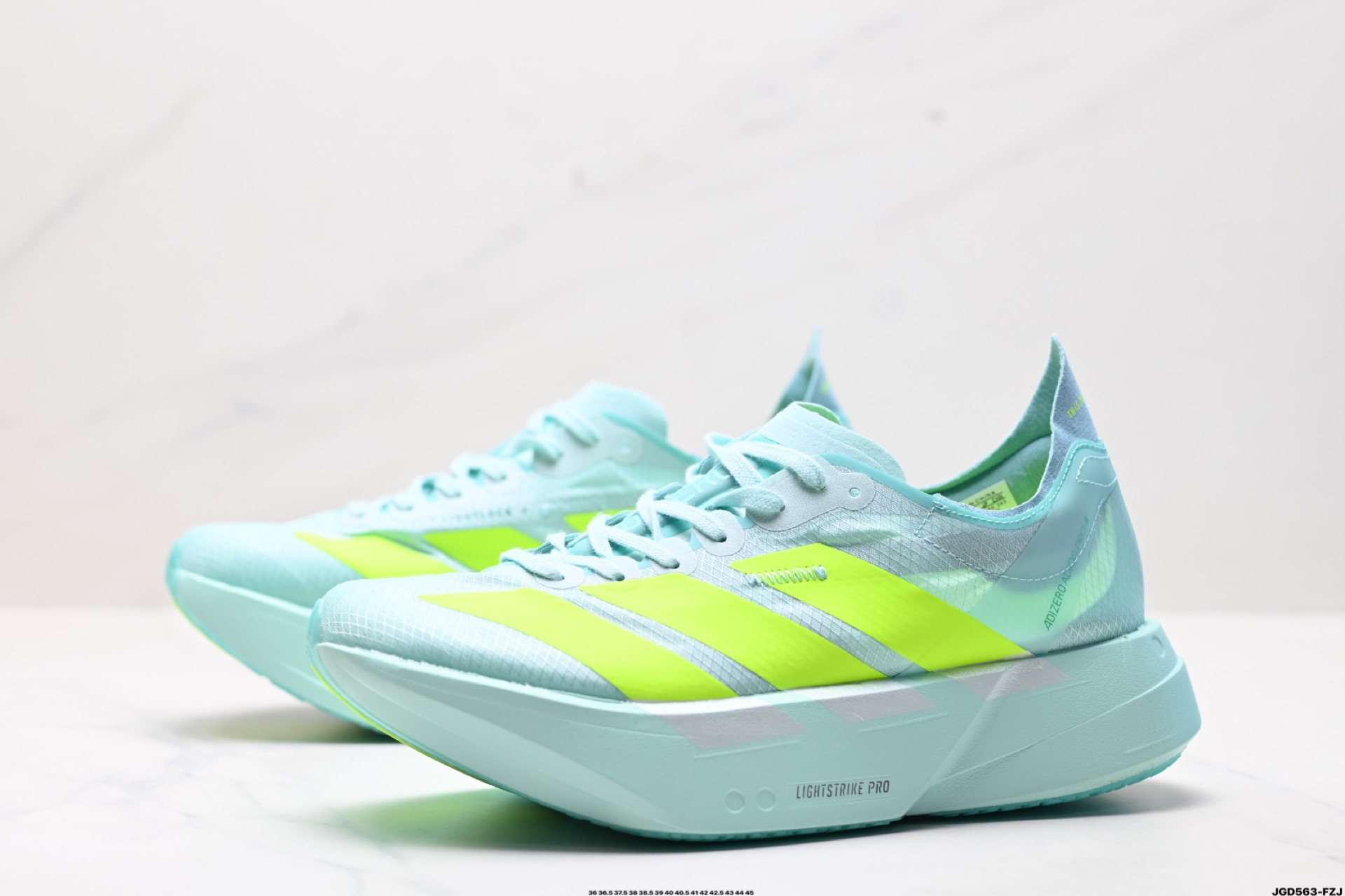 190 Adidas Adizero Adios Pro 4M 马拉松飞线贾卡轻质透气休闲运动跑步鞋 JR1252