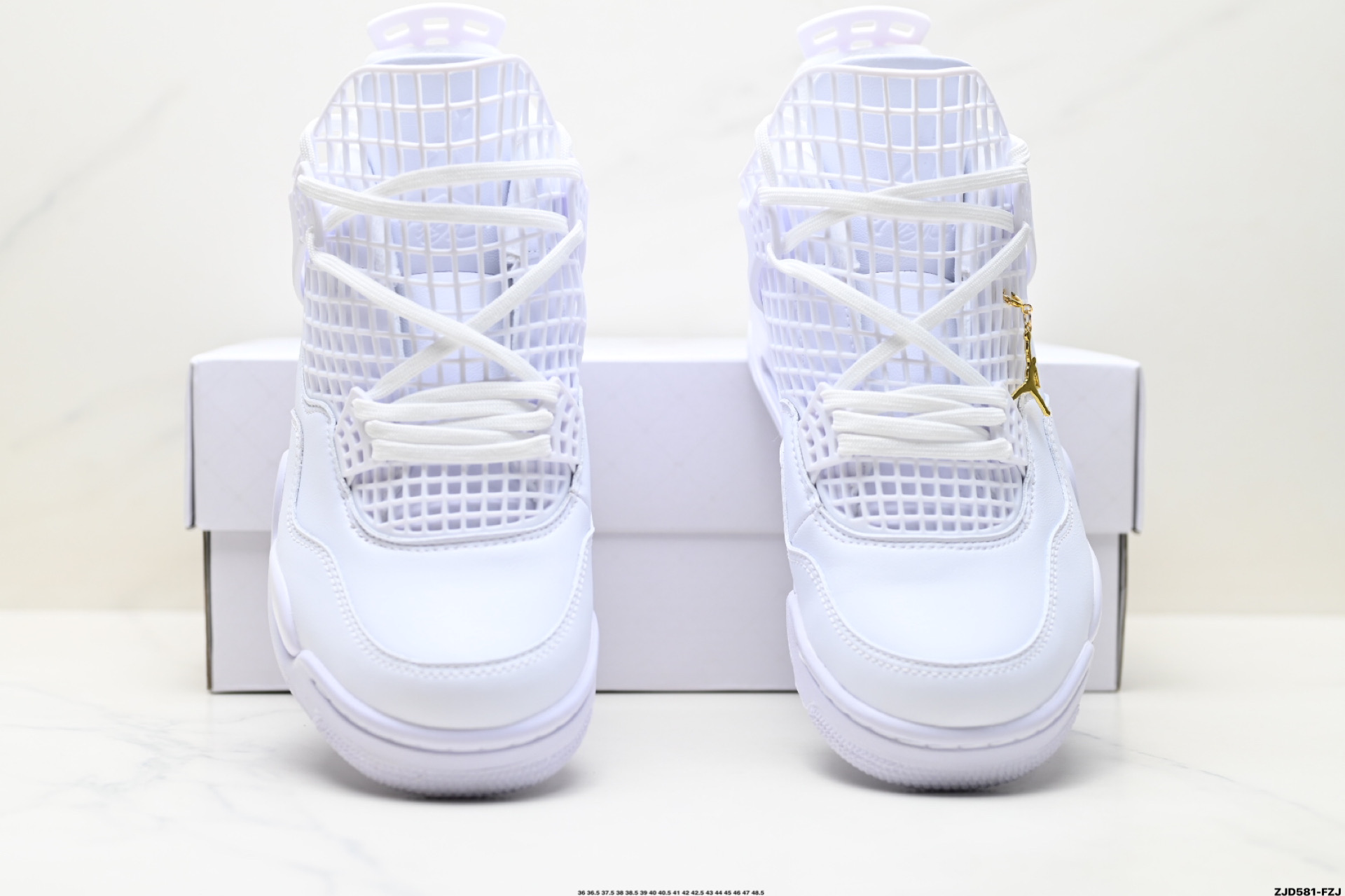 250 Nike Air Jordan 4 Net 耐克迈克尔·乔丹AJ4代中帮复古休闲运动文化篮球鞋 FN7251-107