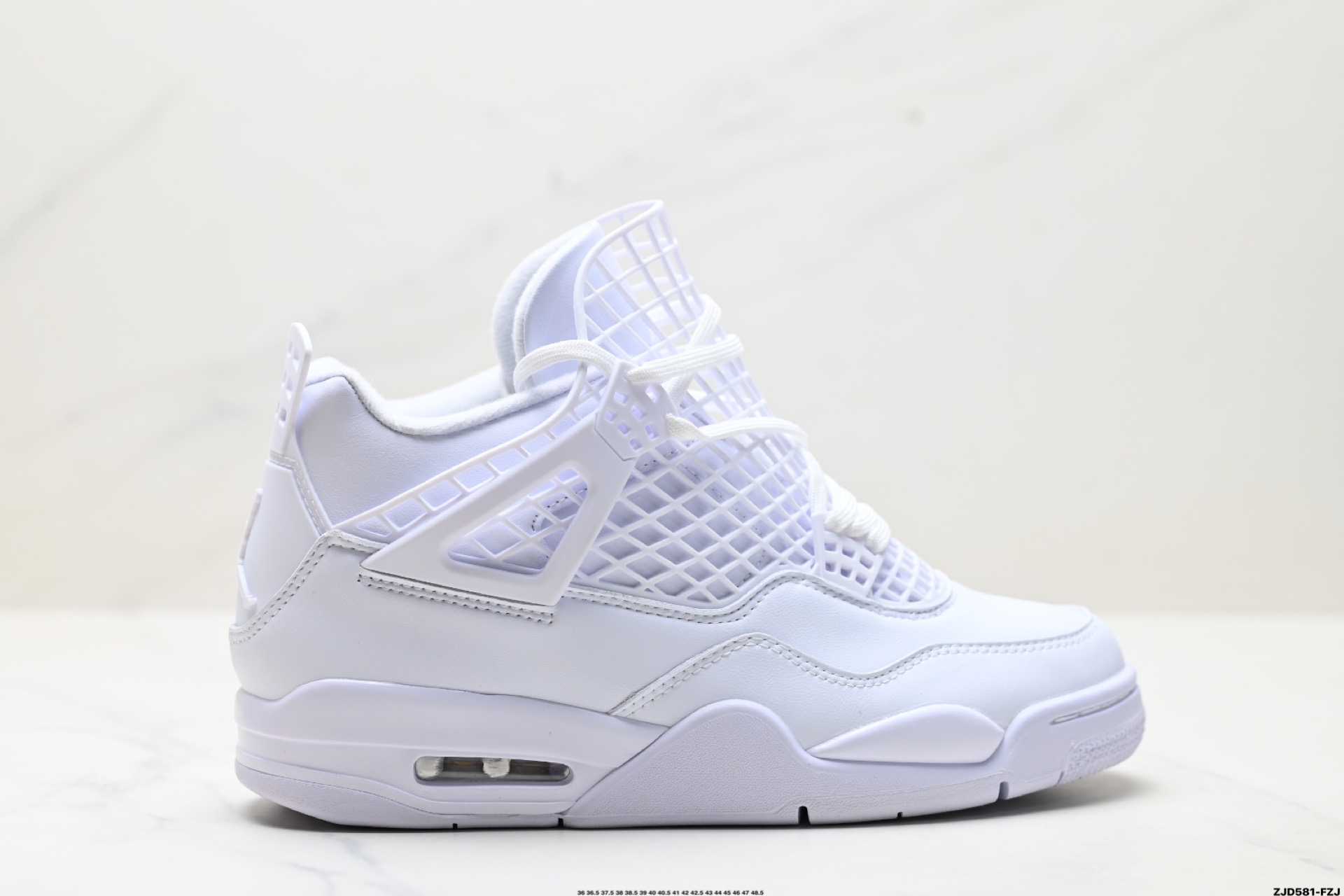 250 Nike Air Jordan 4 Net 耐克迈克尔·乔丹AJ4代中帮复古休闲运动文化篮球鞋 FN7251-107