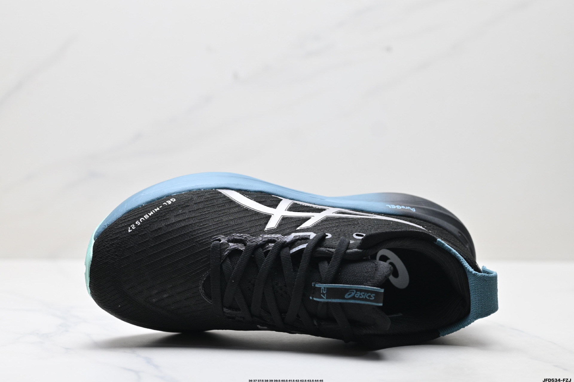 Asics Gel-Nimbus 27 舒适防滑耐磨低帮休闲跑步鞋 1011C093-001
