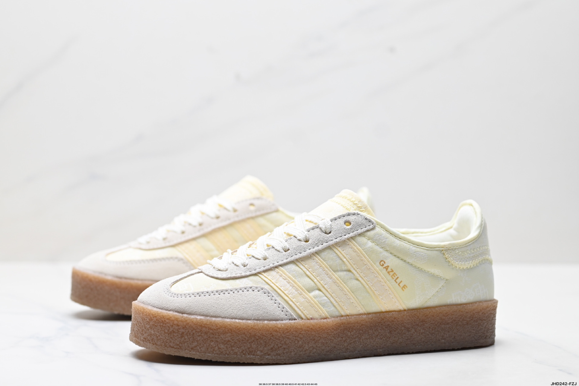200 CLOT x Adidas Originals Gazelle BY EC 舒适百搭 防滑耐磨 低帮 板鞋 JR5410