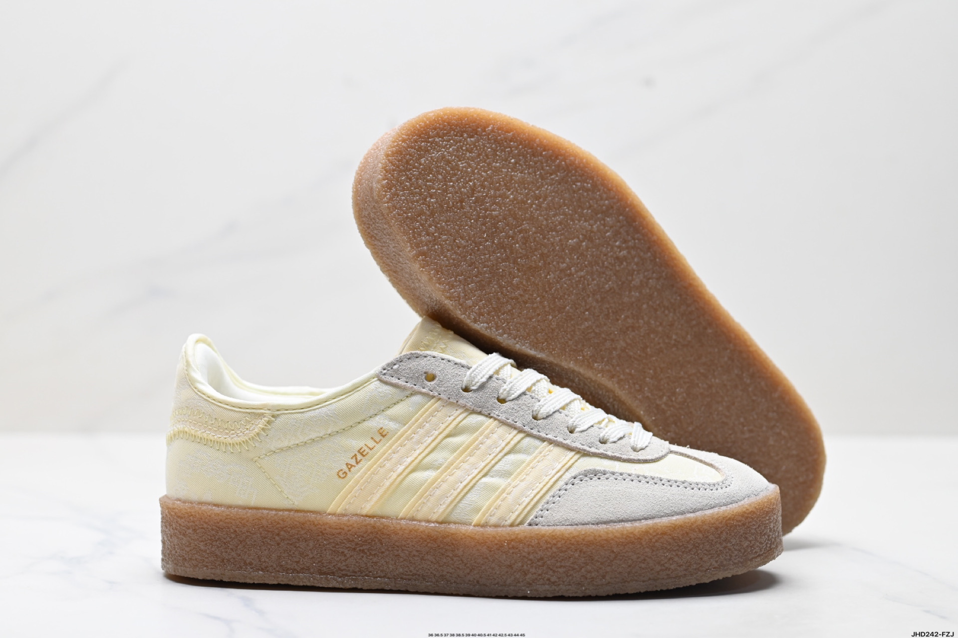 200 CLOT x Adidas Originals Gazelle BY EC 舒适百搭 防滑耐磨 低帮 板鞋 JR5410