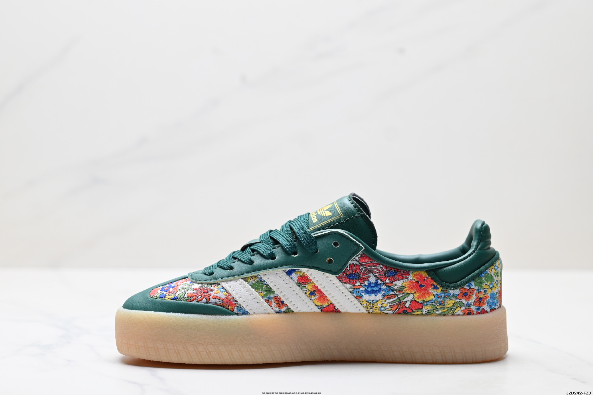 150 阿迪达斯三叶草Adidas Originals Sambae 桑巴舞系列绅士德训足球风百搭低帮休闲运动板鞋 JH7289