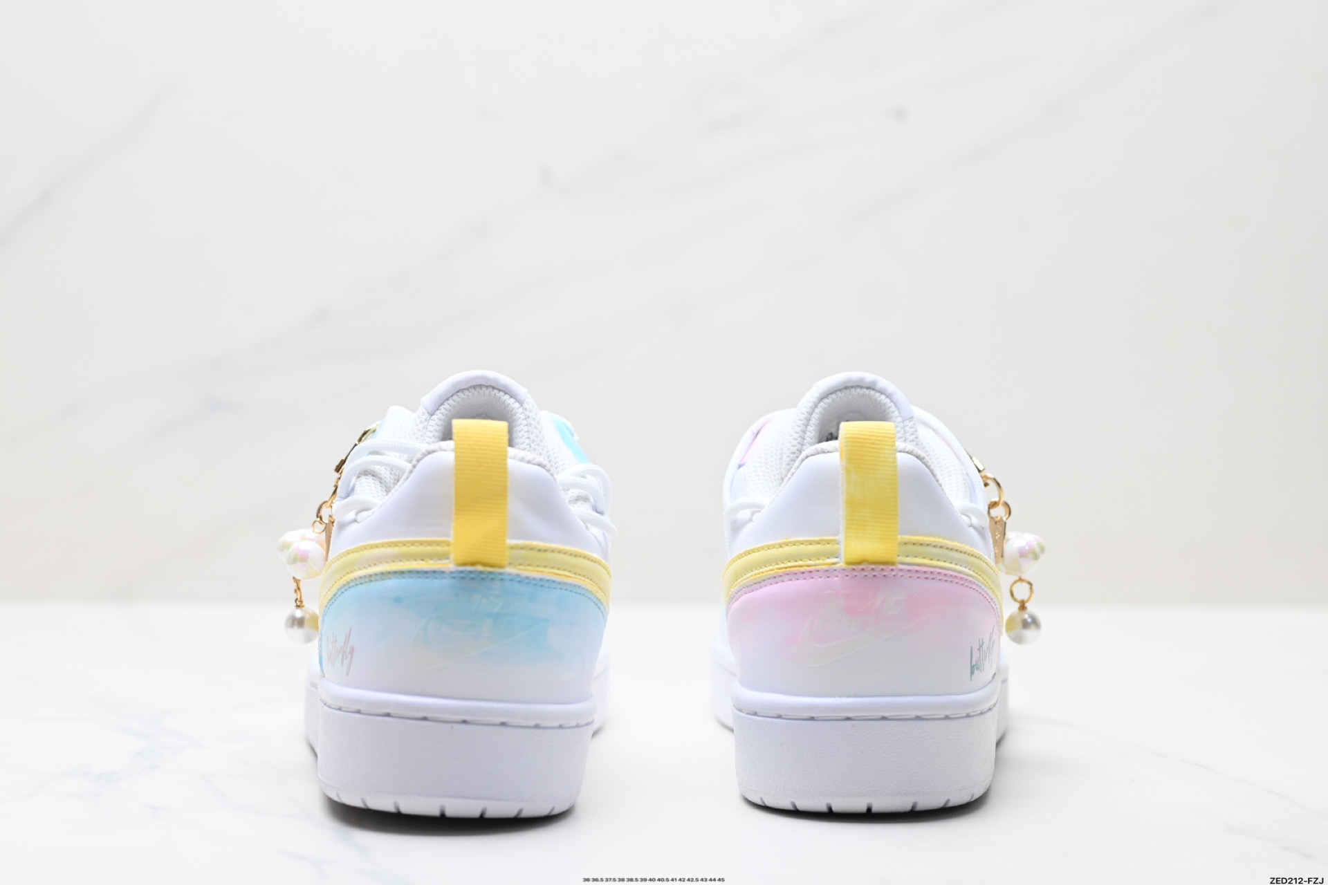 270 NIKE COURT VISION LO ‘DIY’定制 低帮百搭 透气休闲运动板鞋 BQ5448-213