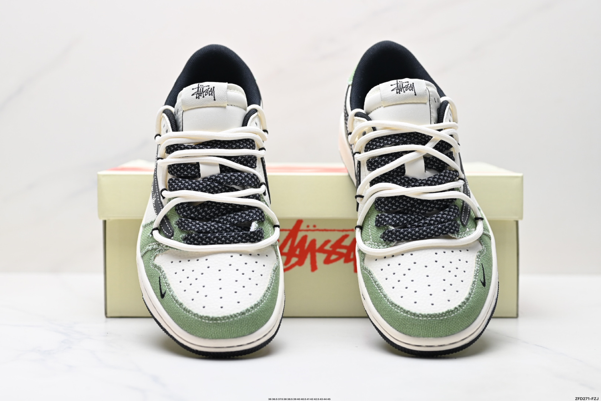 290 Nike Air Jordan 1 x Travis Scott AJ1倒勾 乔一倒钩 ‘DIY’定制 耐克 低帮文化篮球鞋 DM6868-102