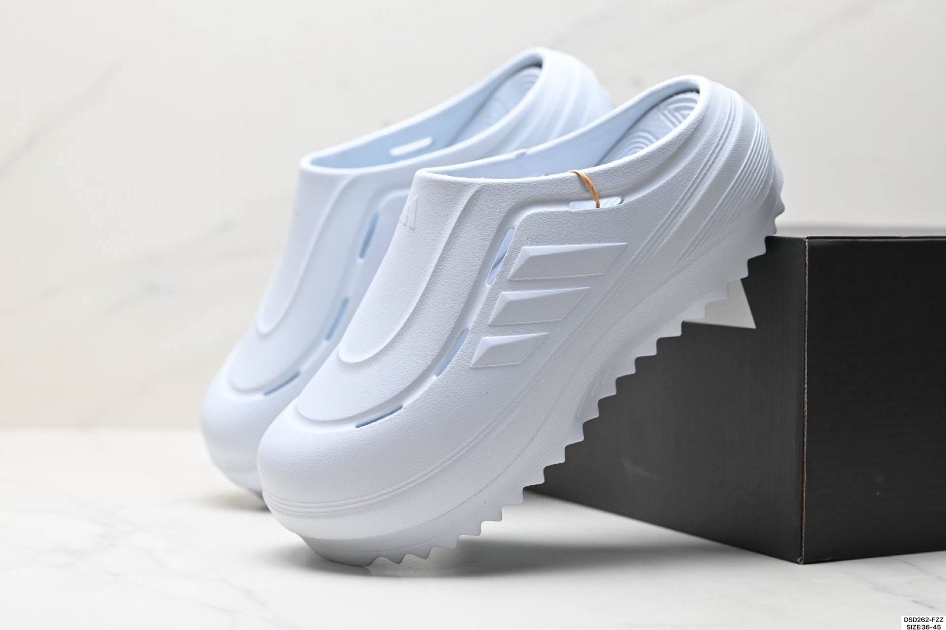 100 Adidas OZWAVE CLOG ozeave CLOG 阿迪达斯 百搭舒适 防磨防滑包头拖鞋 JR6760