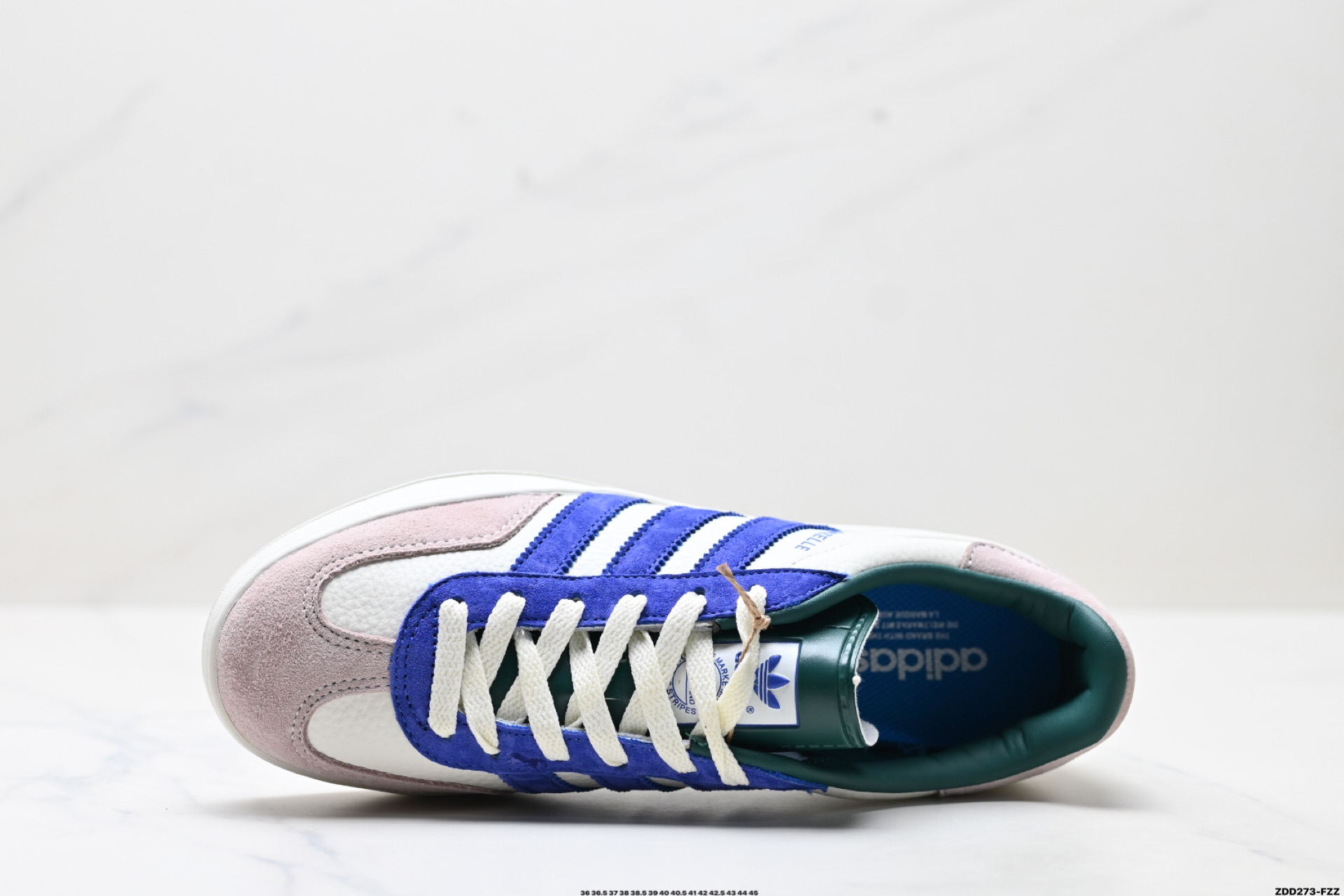 240 Adidas Originals Gazelle indoor ‘DIY‘定制 系列 阿迪达斯 三叶草绅士德训足球风百搭低帮休闲运动板鞋 DD6601
