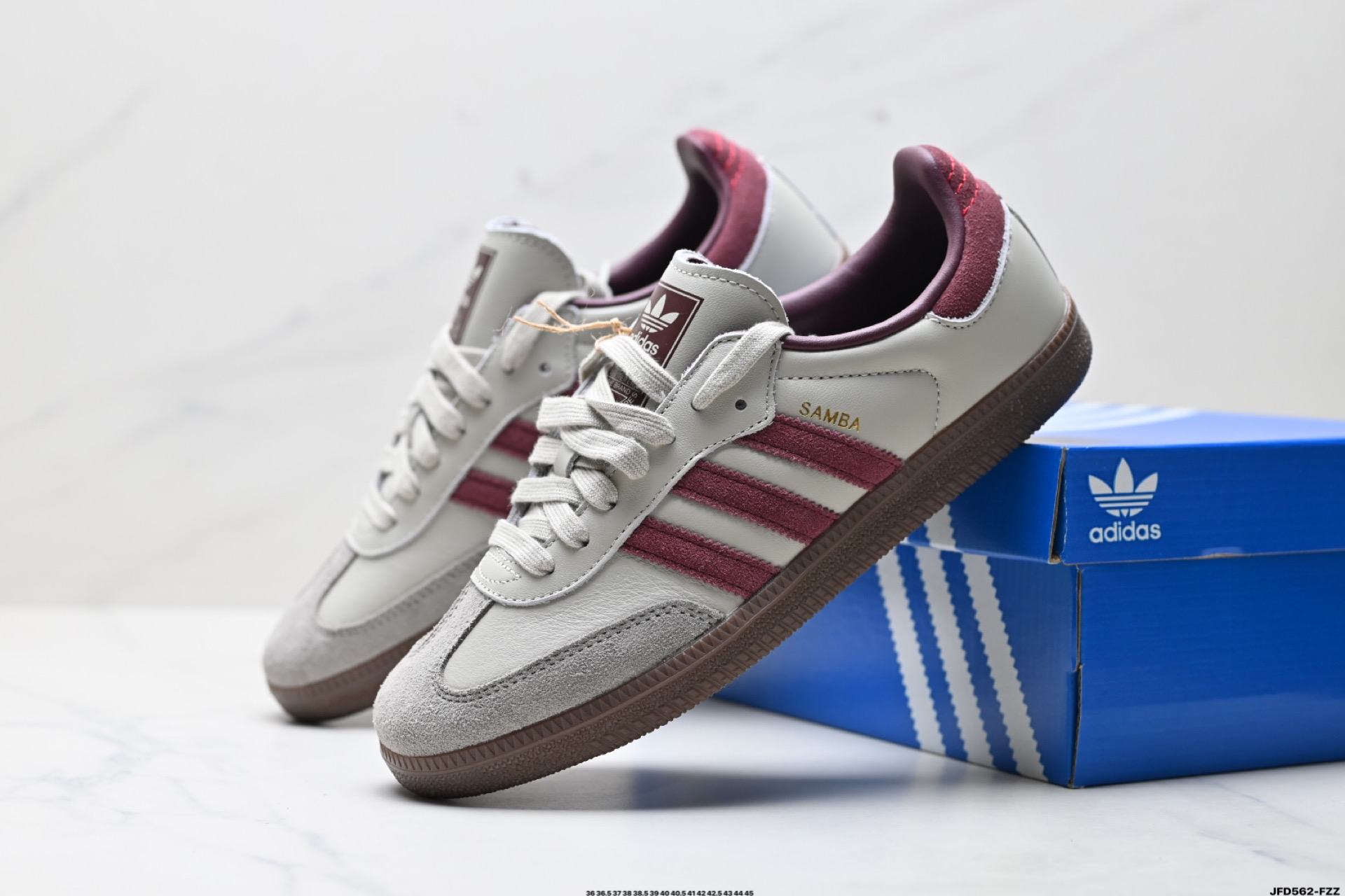 180 Adidas Originals Samba OG 阿迪达斯三叶草 桑巴舞系列绅士德训足球风百搭低帮休闲运动板鞋 ID1482