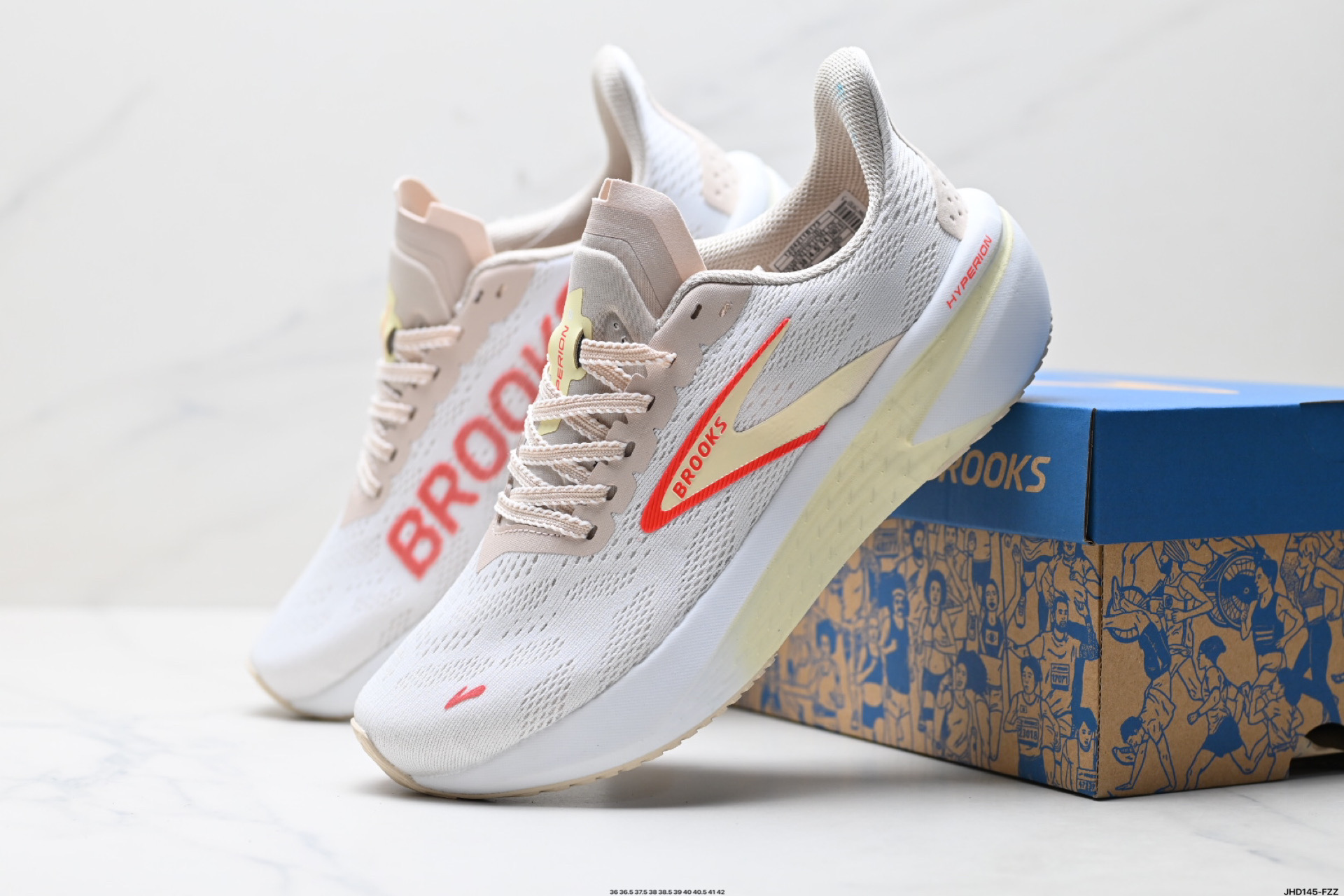 200 BROOKS布鲁克斯Hyperion 2 烈风2 减震竞速马拉松专业跑鞋 110432 1D 098