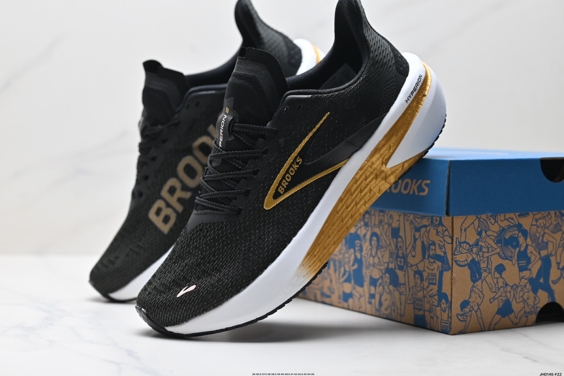 200 BROOKS布鲁克斯Hyperion 2 烈风2 减震竞速马拉松专业跑鞋 110432 1D 098