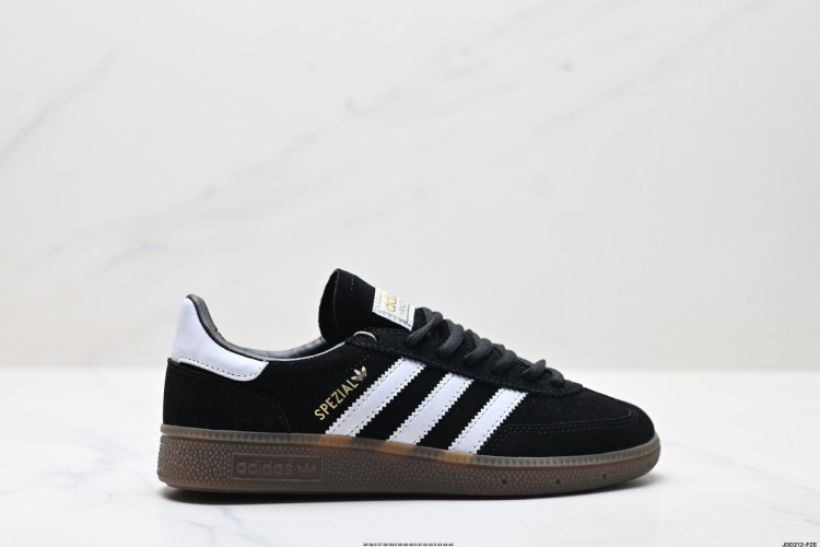 Adidas Handball Spezial Classic Retro Casual Sneakers - Black/White 1 Adidas Handball Spezial Classic Retro Casual Sneakers – Black/White