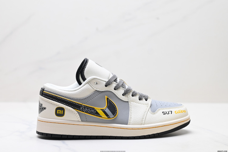 Nike Air Jordan 1 Low Casual Sneakers - Premium Leather, Authentic Design 1 Nike Air Jordan 1 Low Casual Sneakers – Premium Leather, Authentic Design
