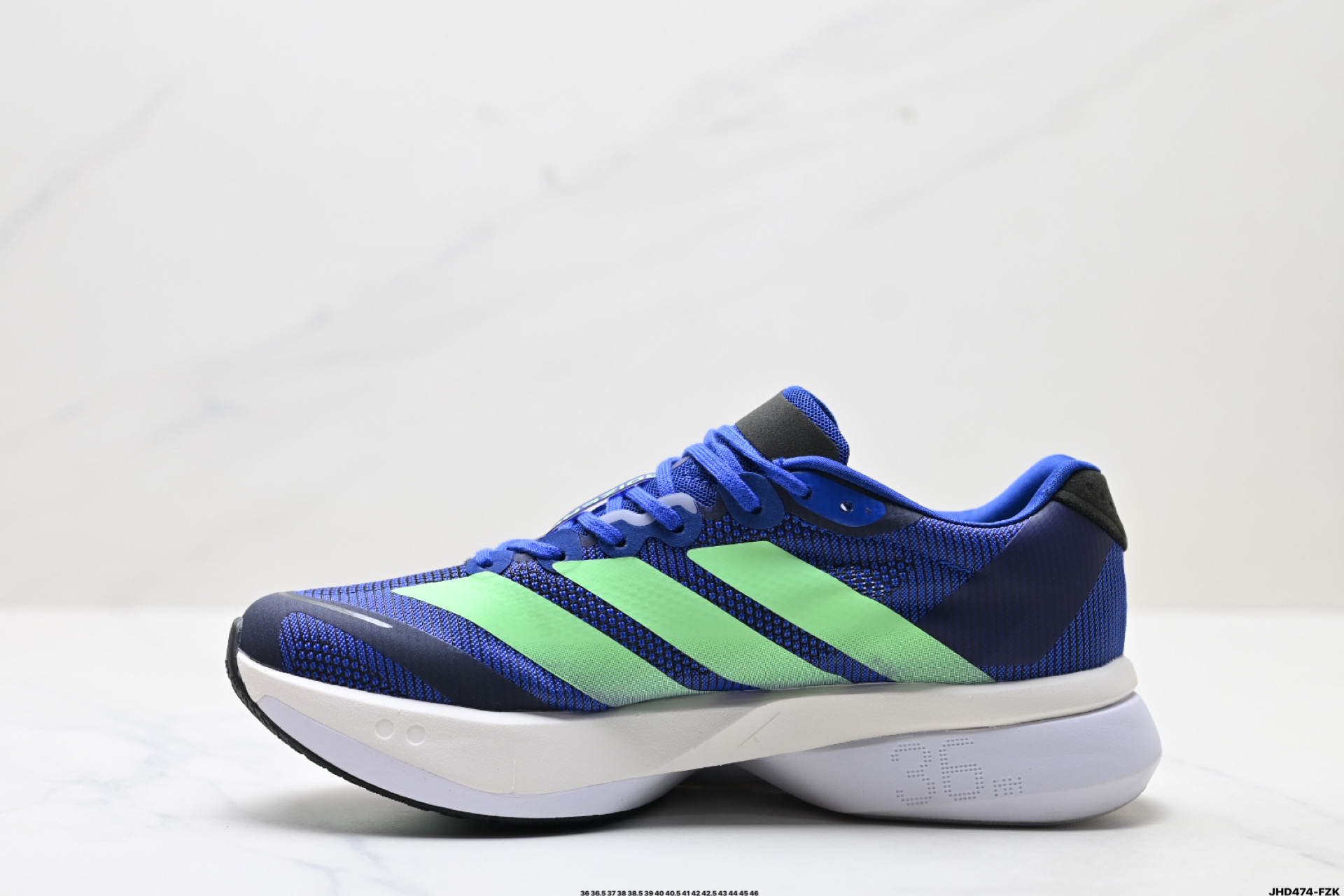 Adidas adizero BOSTON 13 阿迪达斯 透气网眼竞速跑鞋Boost 缓震底 运动鞋 JS4944
