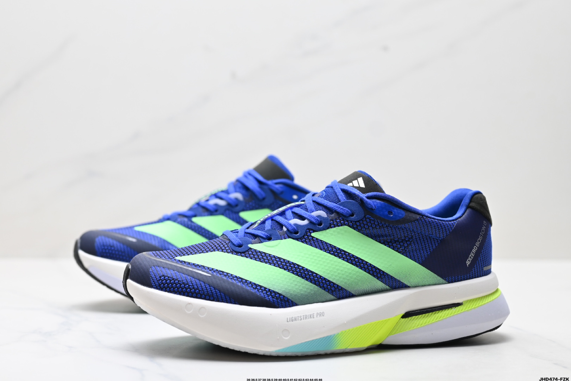 Adidas adizero BOSTON 13 阿迪达斯 透气网眼竞速跑鞋Boost 缓震底 运动鞋 JS4944