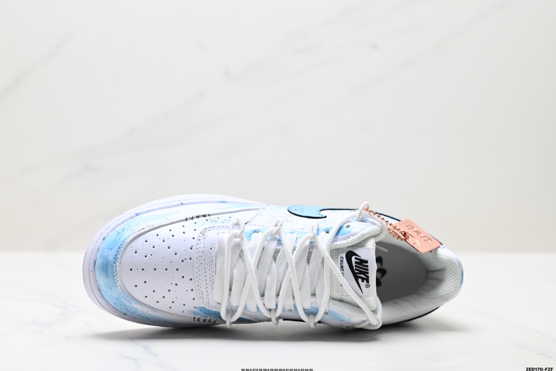 NIKE COURT VISION LO ‘DIY’定制 低帮百搭 透气休闲运动板鞋 DH2987-101