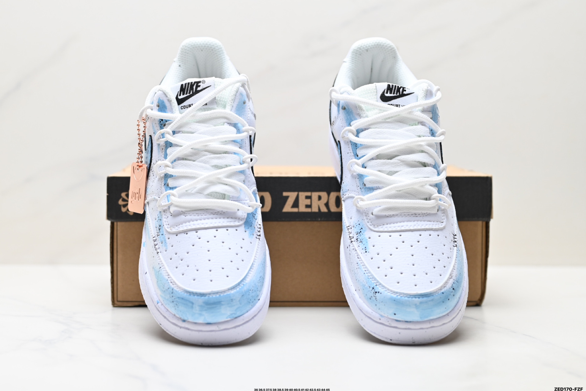 NIKE COURT VISION LO ‘DIY’定制 低帮百搭 透气休闲运动板鞋 DH2987-101