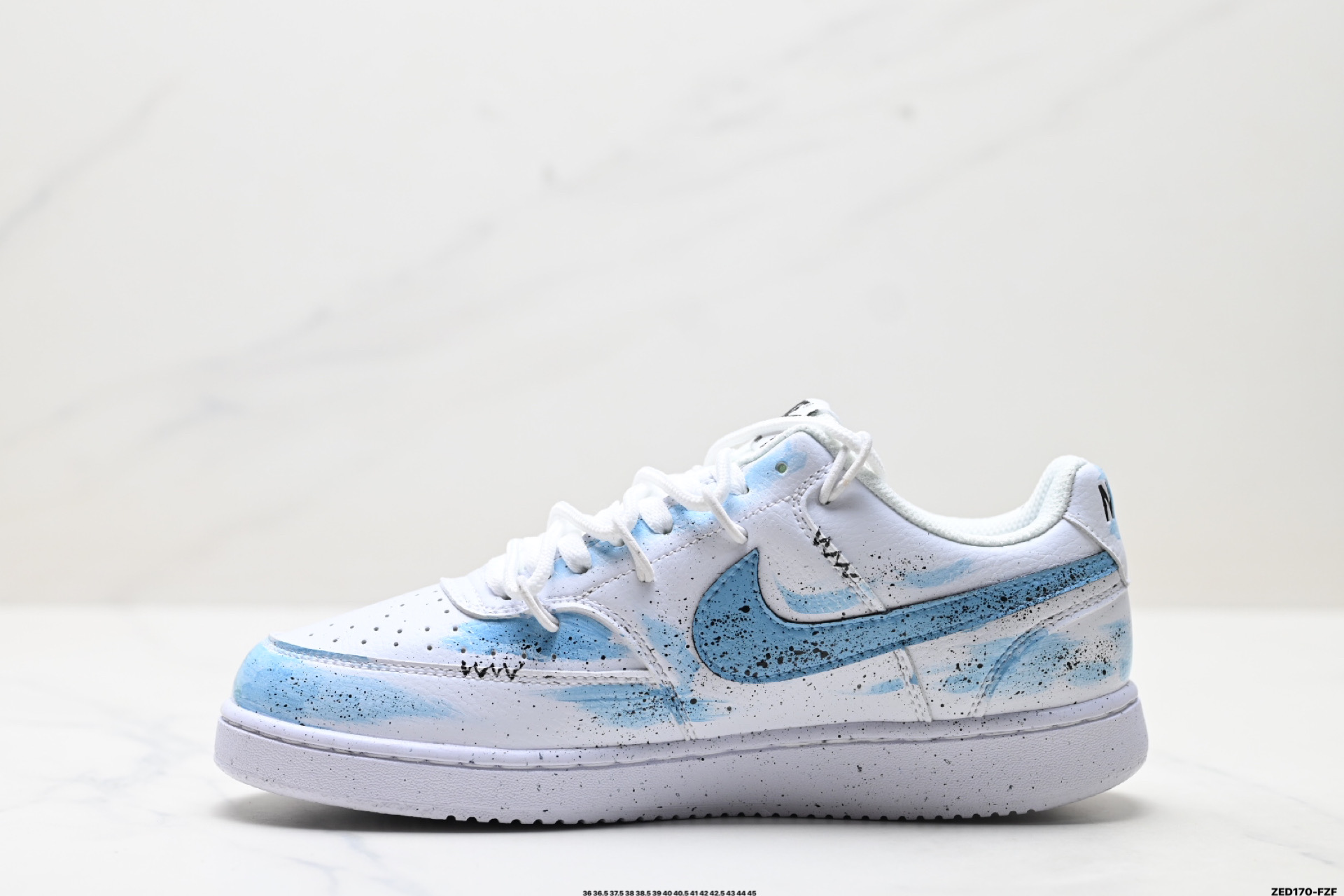 NIKE COURT VISION LO ‘DIY’定制 低帮百搭 透气休闲运动板鞋 DH2987-101