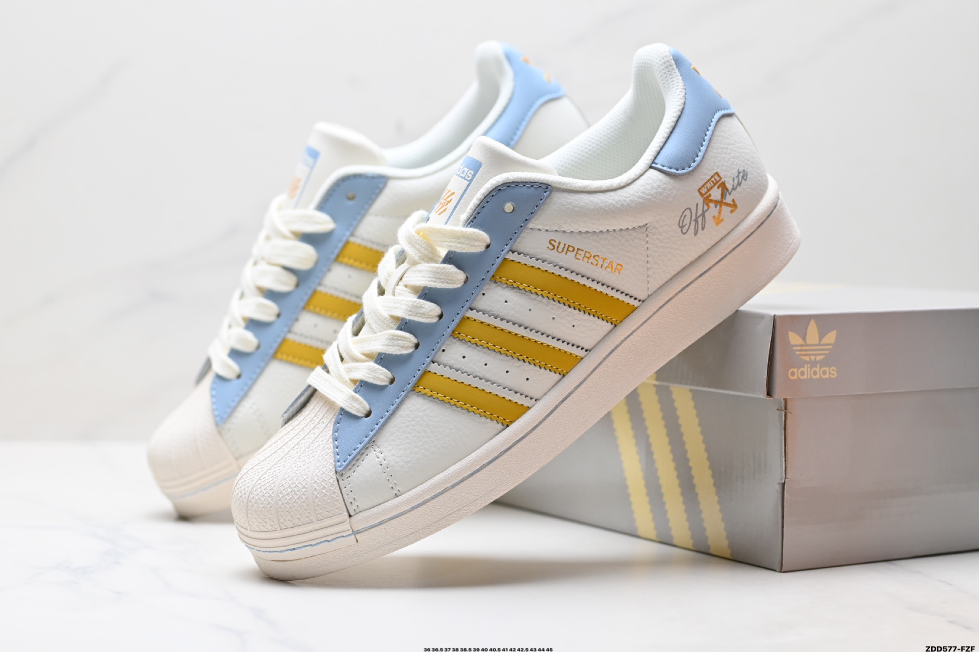 Adidas Originals Superstar 阿迪达斯 三叶草 贝壳头’DIY’系列低帮经典百搭休闲运动板鞋 SD6812
