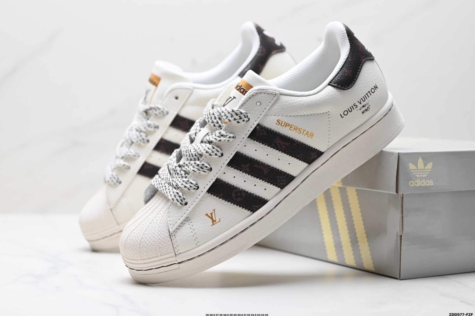 Adidas Originals Superstar 阿迪达斯 三叶草 贝壳头’DIY’系列低帮经典百搭休闲运动板鞋 SD6812