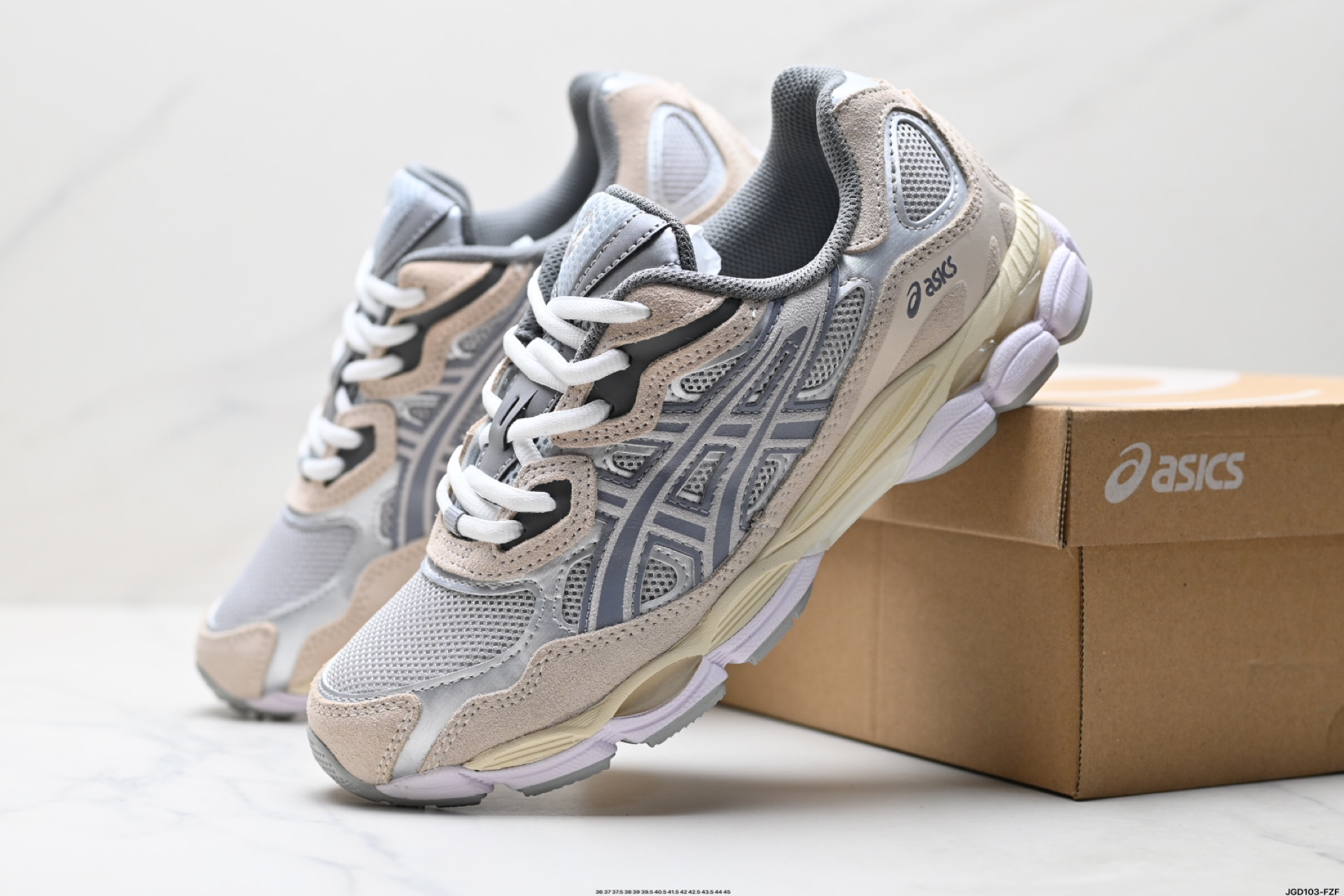 190 ASICS GEL-NYC 亚瑟士 透气网眼鞋面 1203A280-100