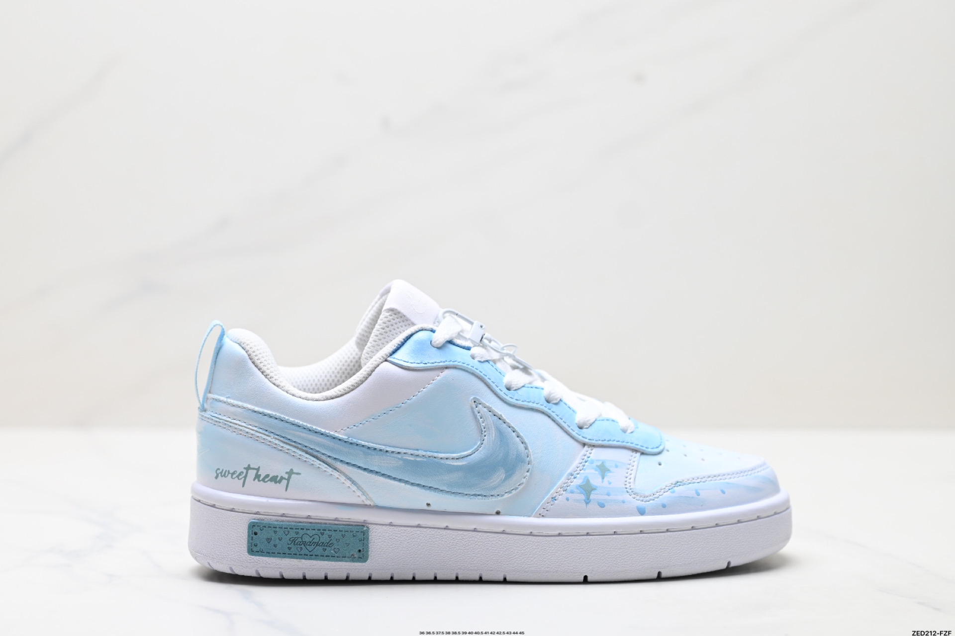 NIKE COURT VISION LO ‘DIY’定制 低帮百搭 透气休闲运动板鞋 BQ5448-212