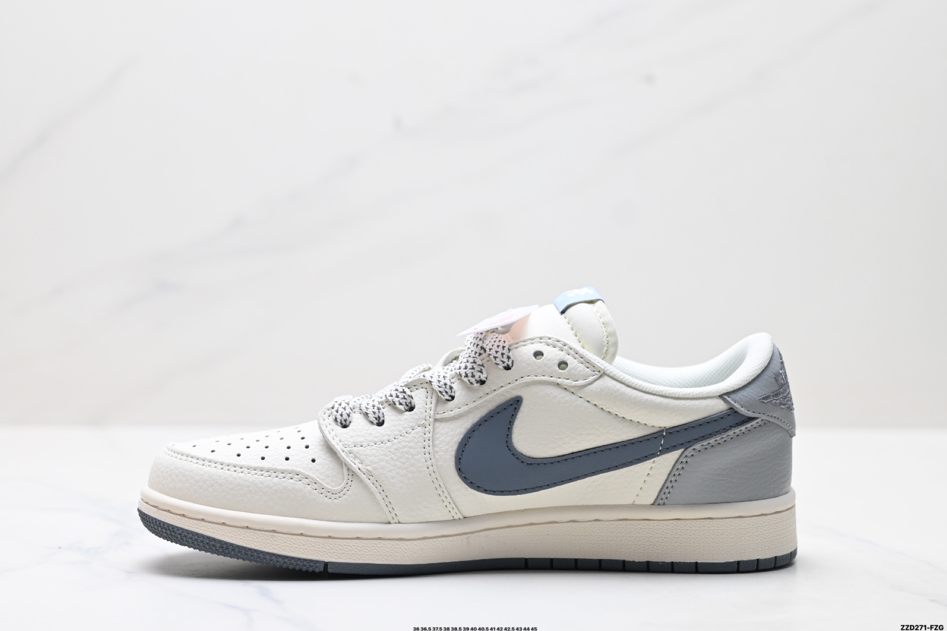 Nike Air Jordan 1 x Travis Scott AJ1倒勾 乔一倒钩 ‘DIY’定制 耐克 低帮文化篮球鞋 HS8068-002