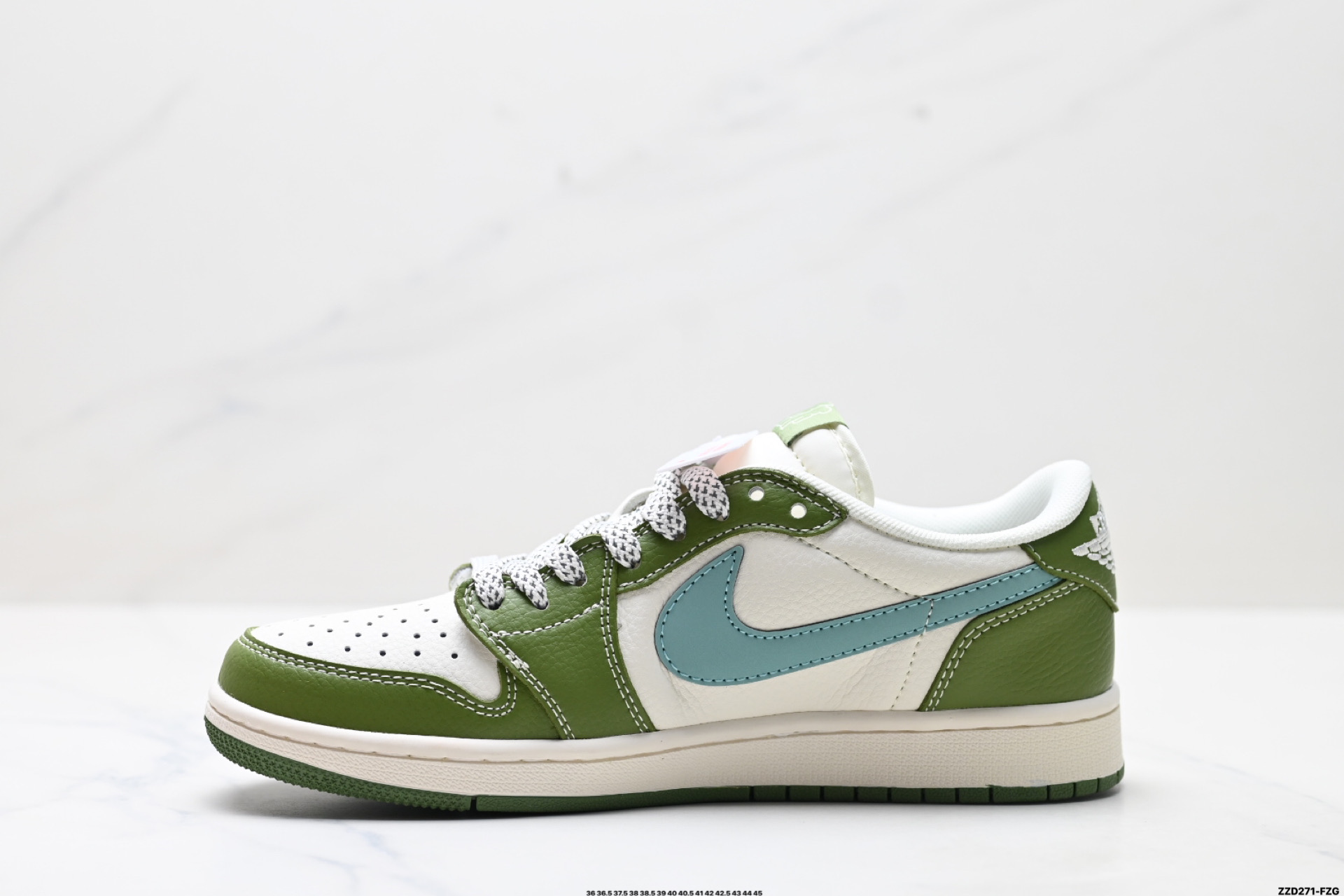Nike Air Jordan 1 x Travis Scott AJ1倒勾 乔一倒钩 ‘DIY’定制 耐克 低帮文化篮球鞋 HS8068-003