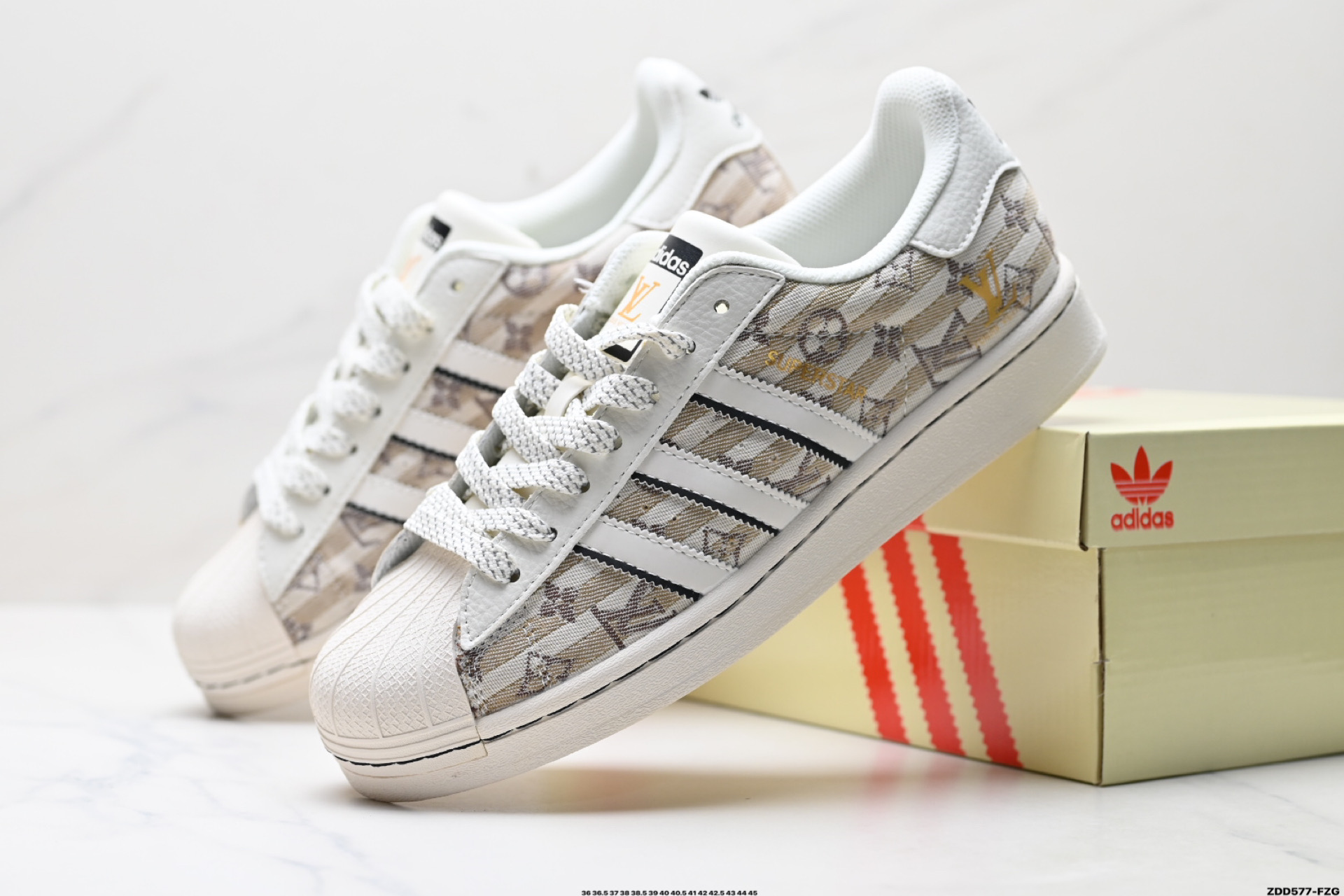 Adidas Originals Superstar 阿迪达斯 三叶草 贝壳头’DIY’系列低帮经典百搭休闲运动板鞋 JY8920