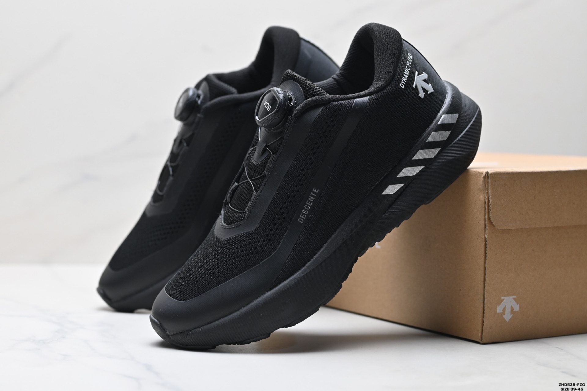 迪桑特DESCENTE BOA DUAL IS都市通勤 GORE-TEX 时尚舒适 防滑耐磨 时尚休闲运动覆盖防水男子越野跑鞋