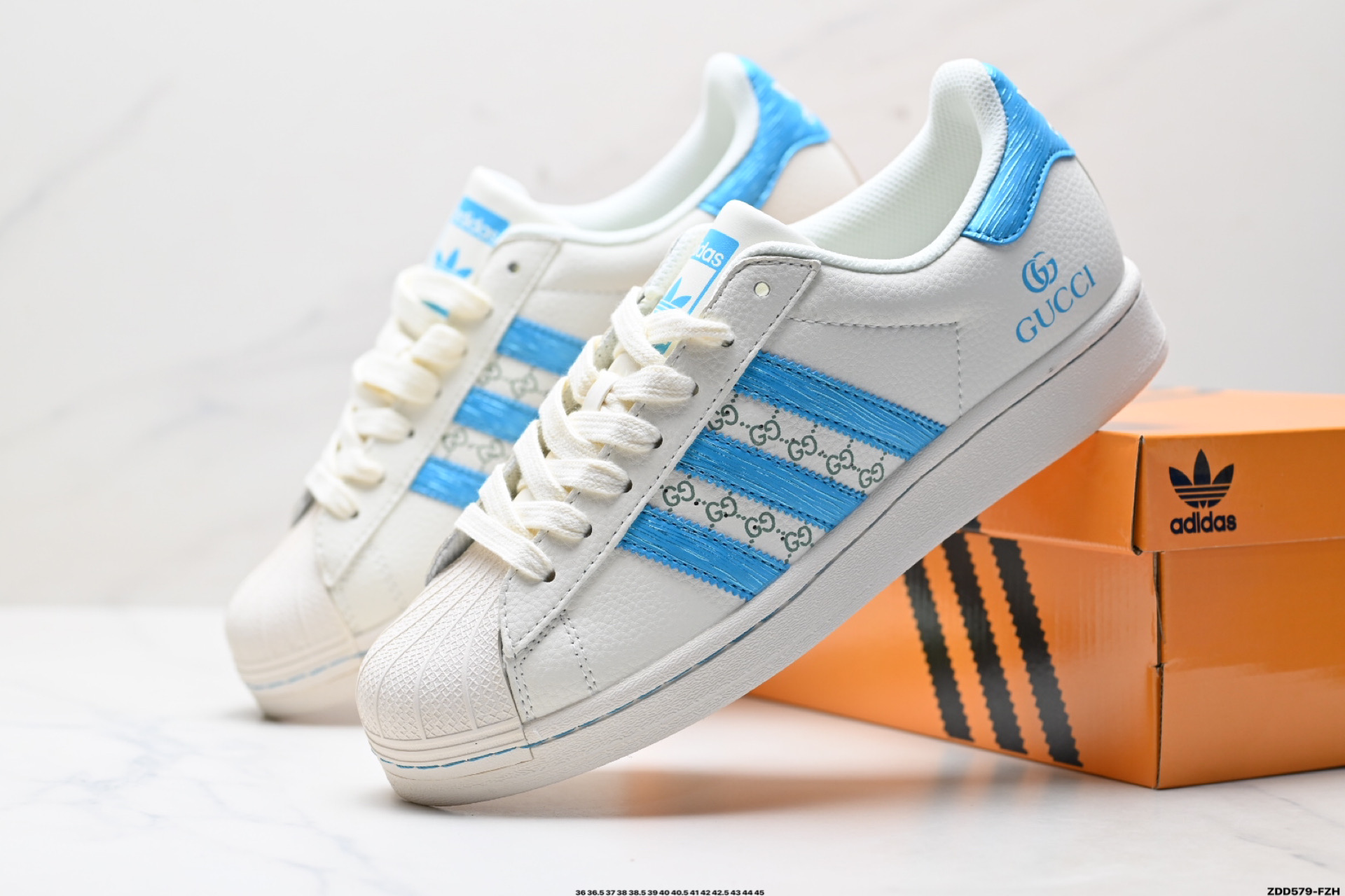 Adidas Originals Superstar 阿迪达斯 三叶草 贝壳头’DIY’系列低帮经典百搭休闲运动板鞋 HS3072