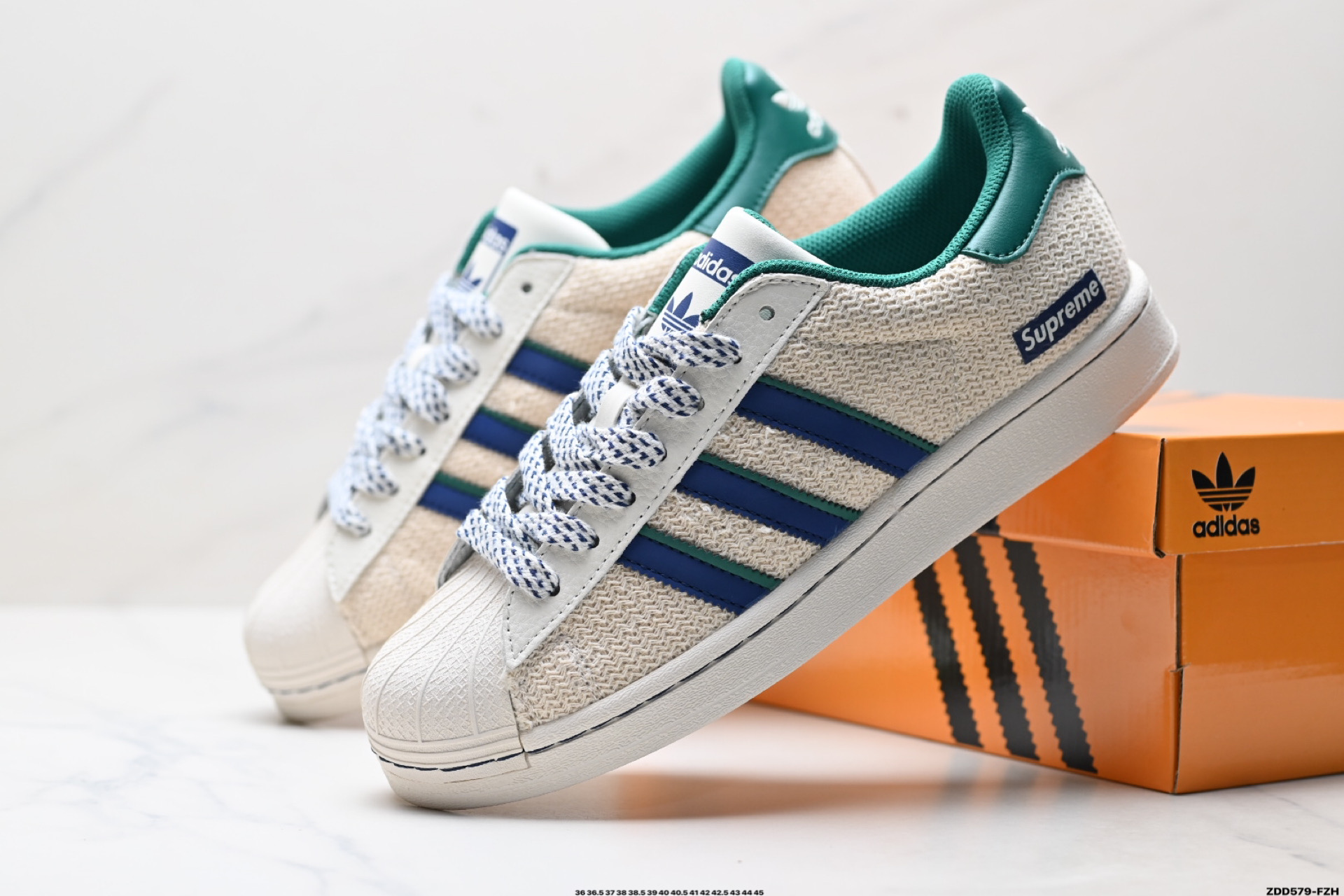 Adidas Originals Superstar 阿迪达斯 三叶草 贝壳头’DIY’系列低帮经典百搭休闲运动板鞋 HS3072